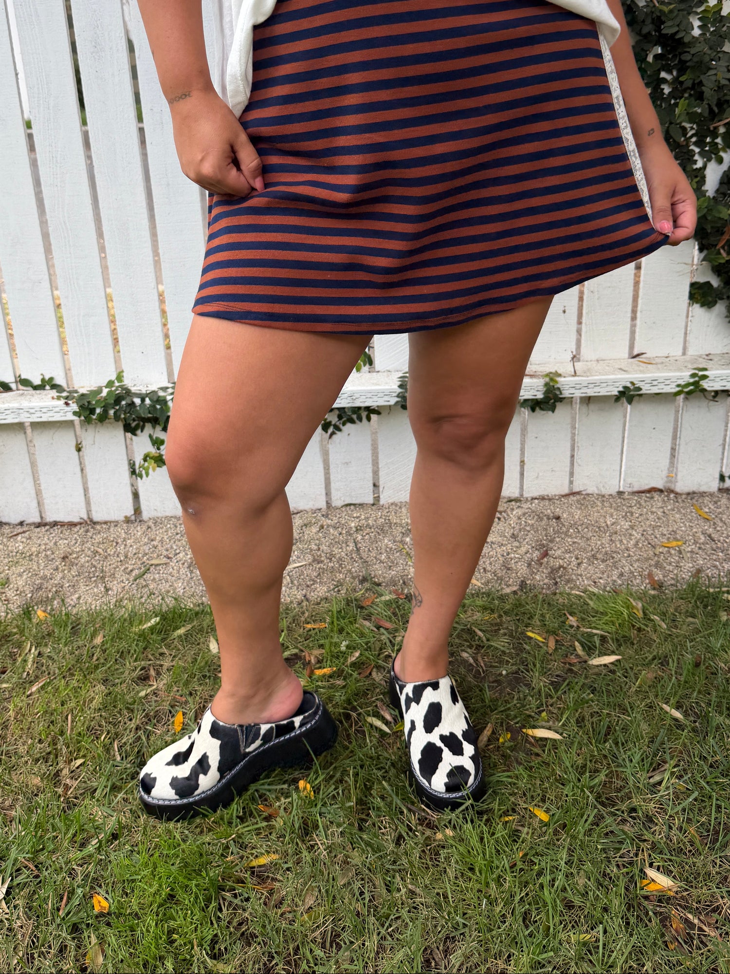 Lena Chunky Mule - Cow