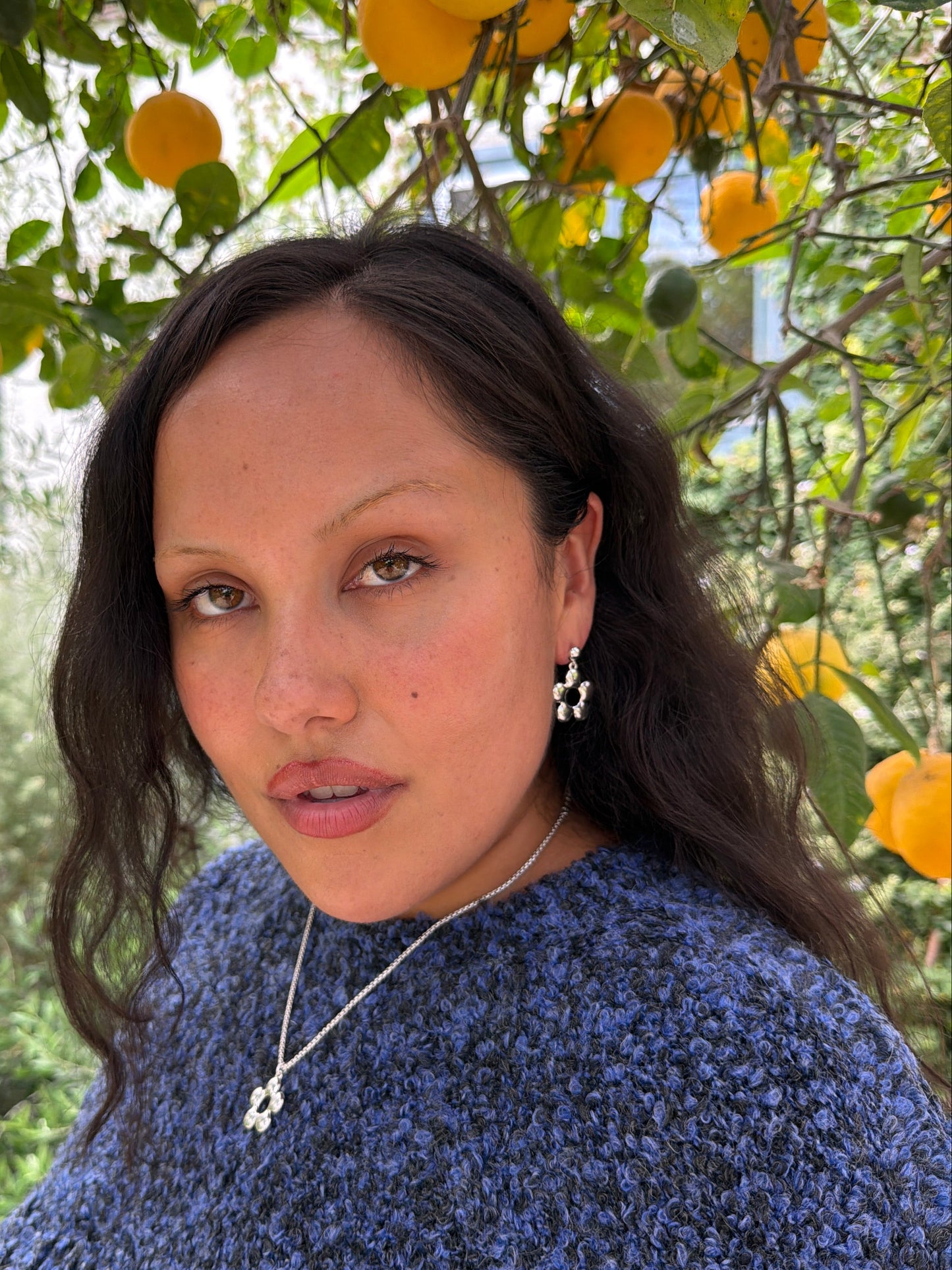 Florette Earrings - Silver