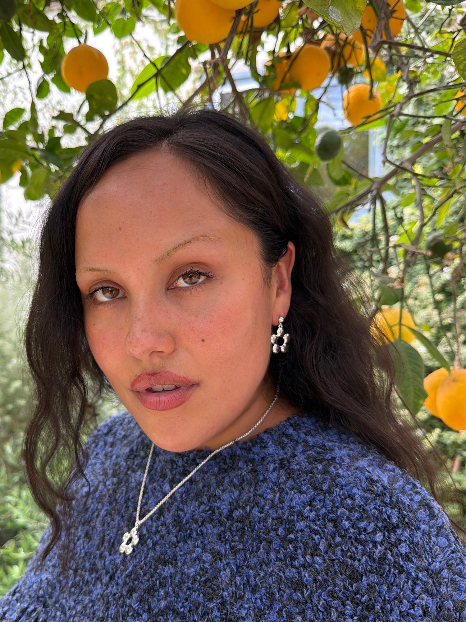 Florette Earrings - Silver