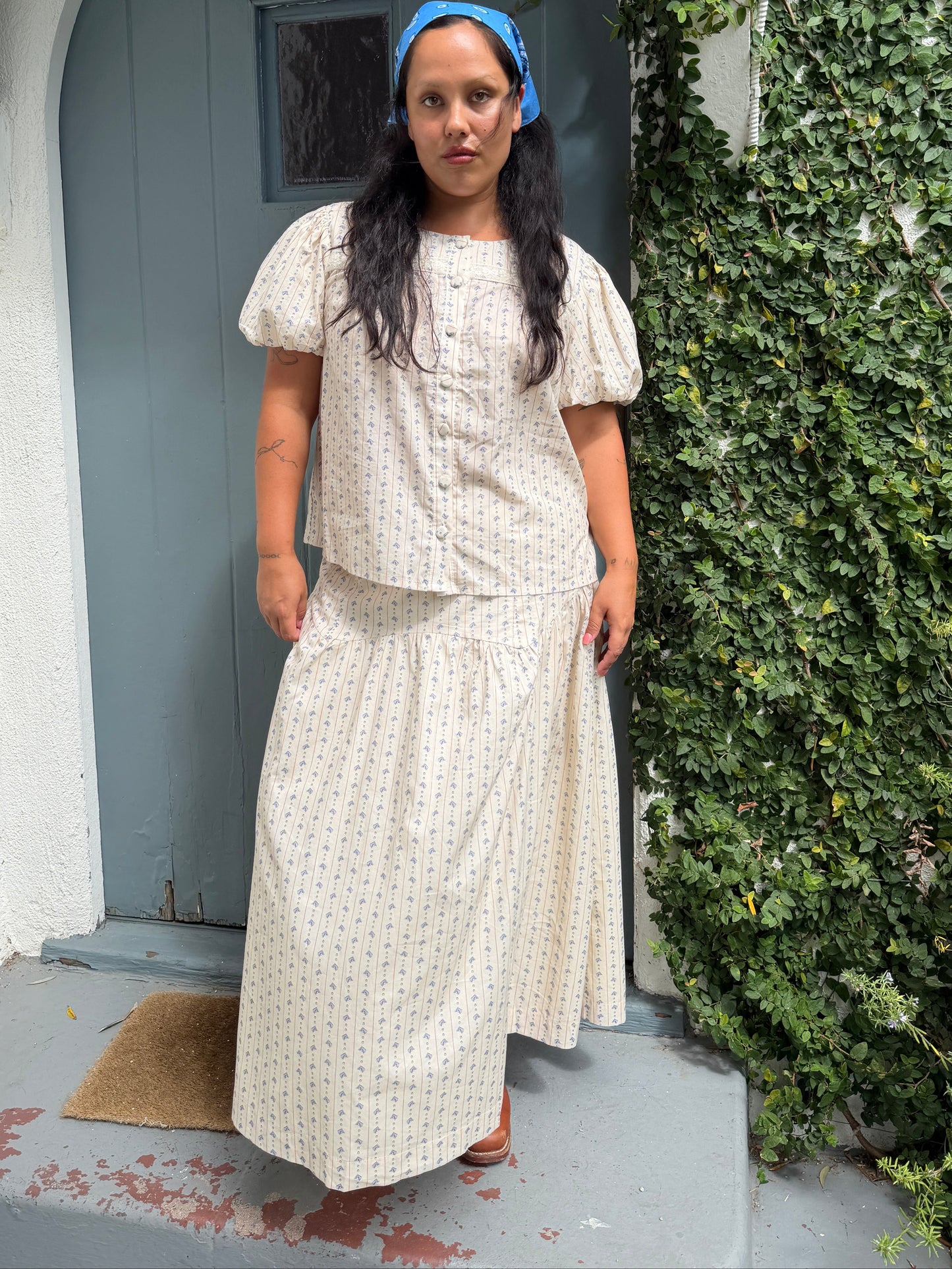 Penny Midi Skirt - Stable Toile