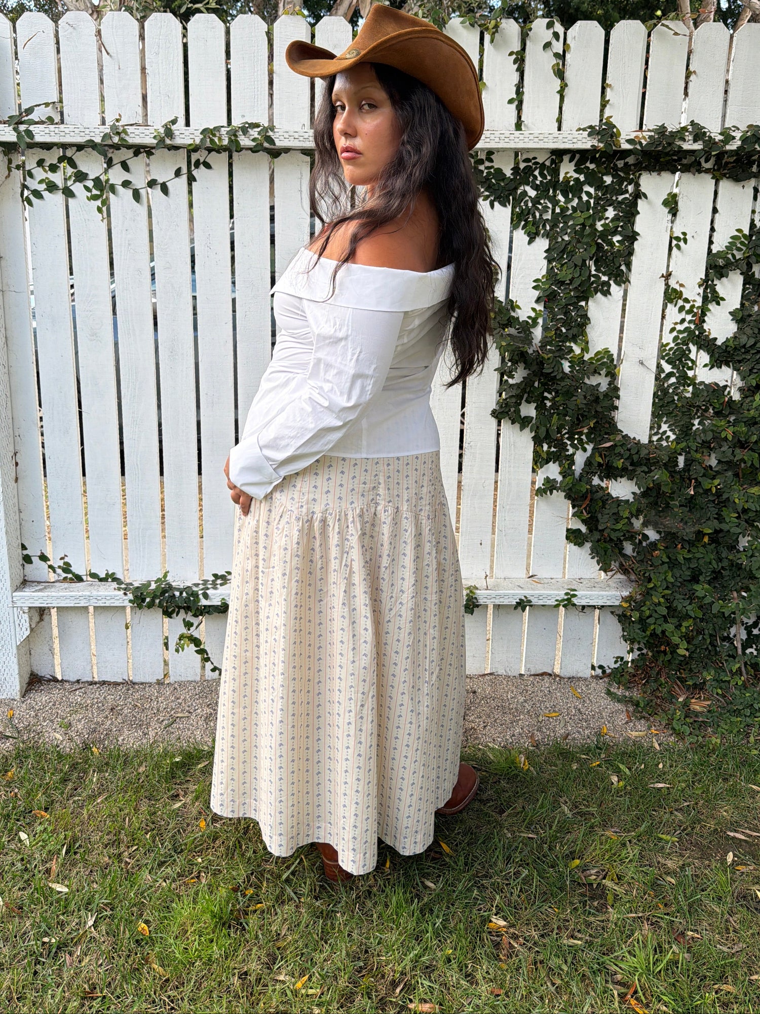 Penny Midi Skirt - Stable Toile