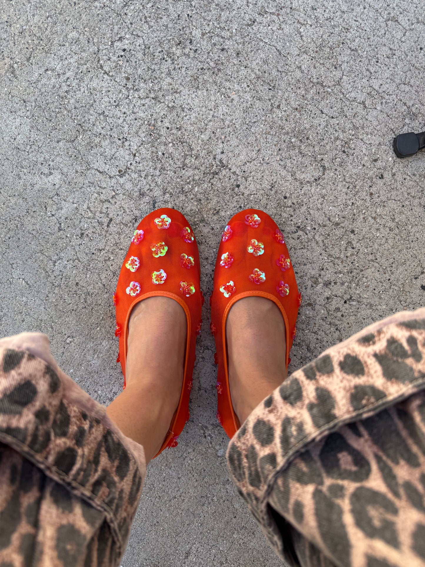 Eden Mesh Flat - Sunset Orange