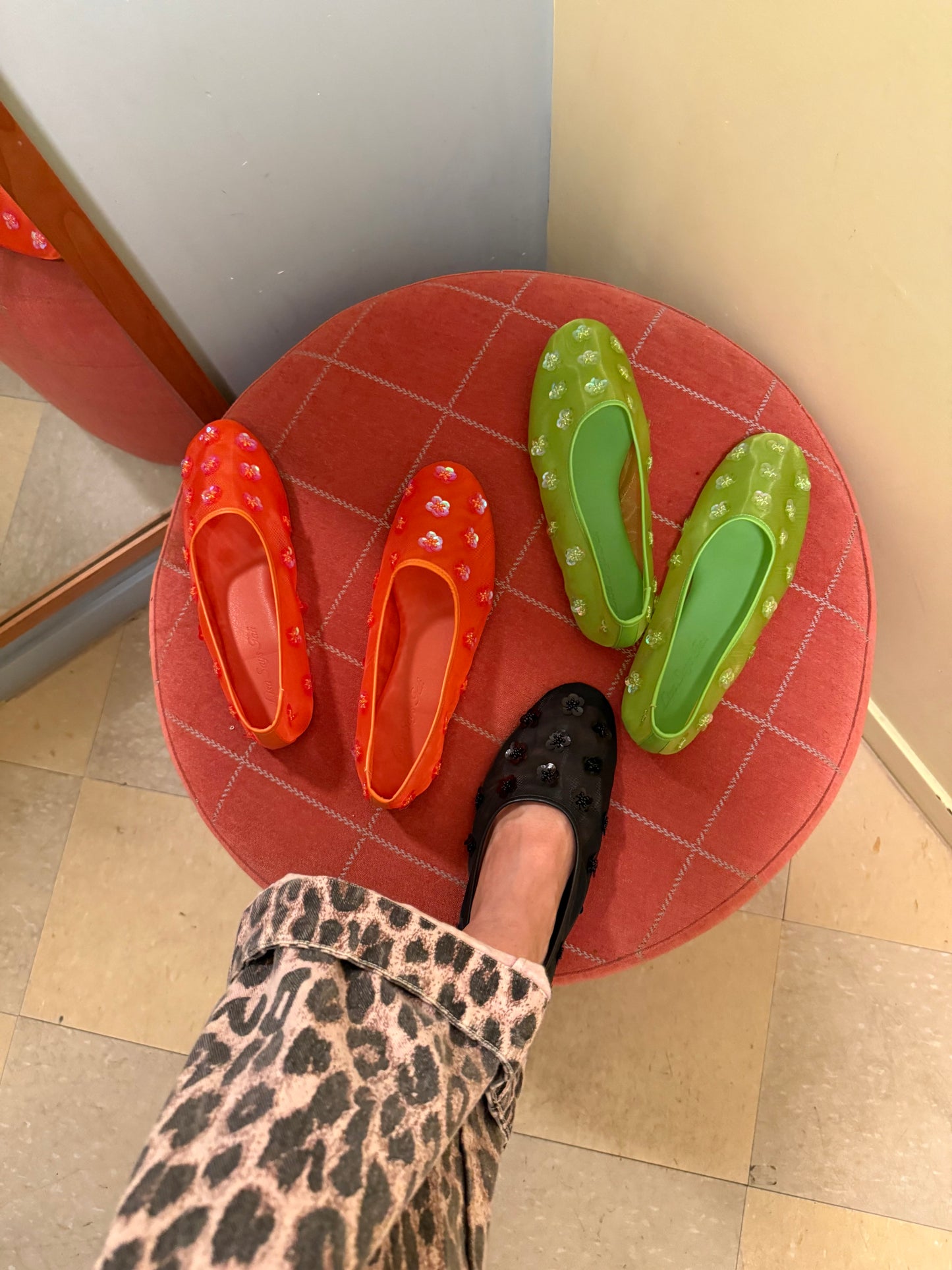 Eden Mesh Flat - Grass Green