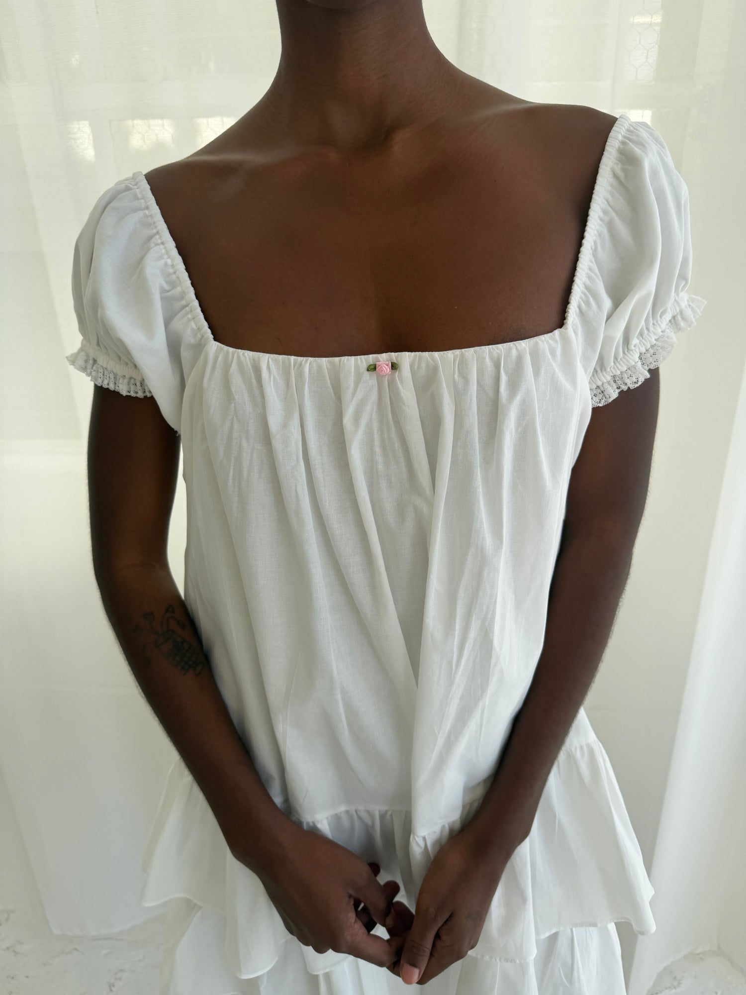 Sabrina Dress - White