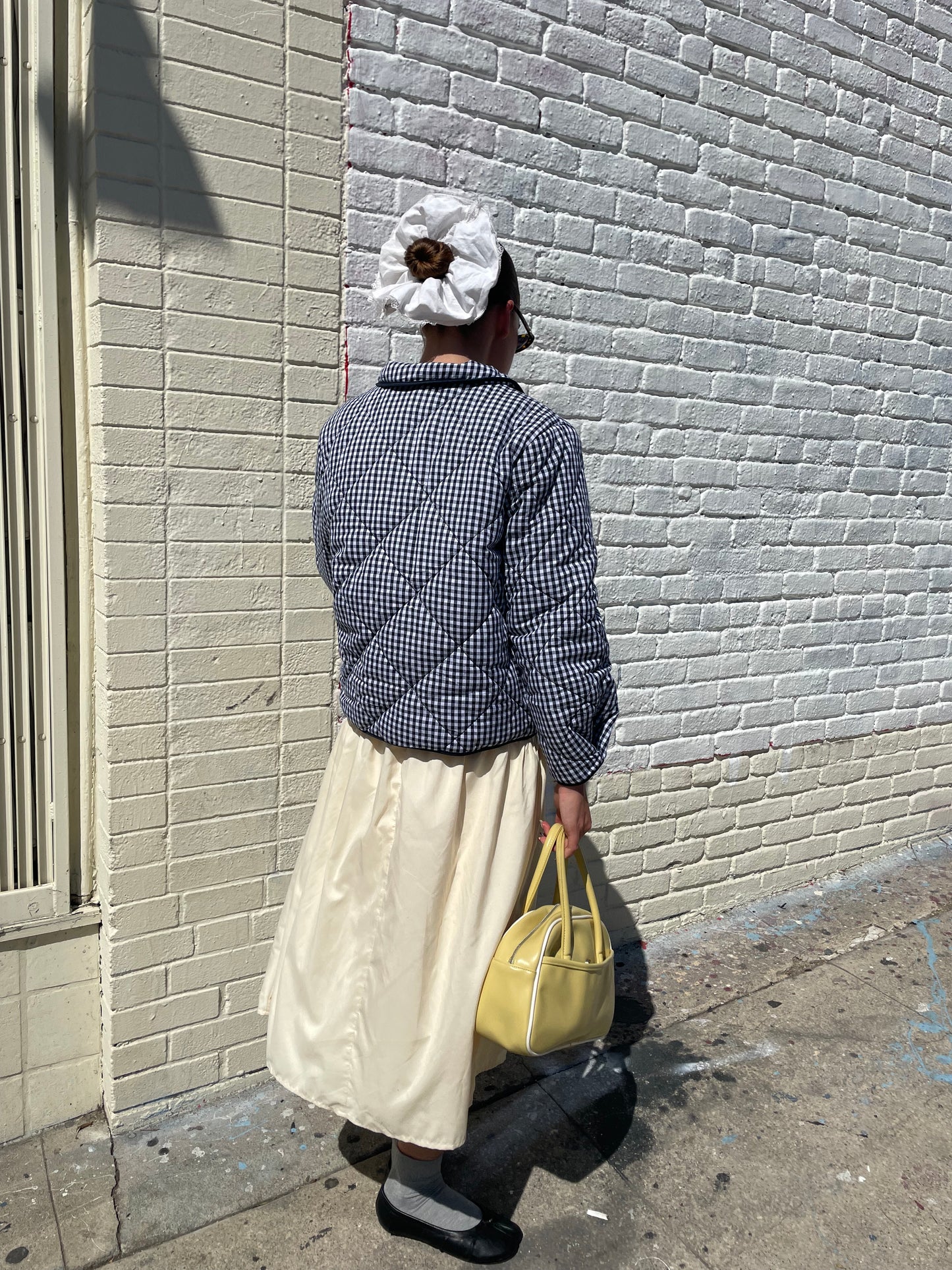 Lyra Quilted Jacket - Midnight Check Mix