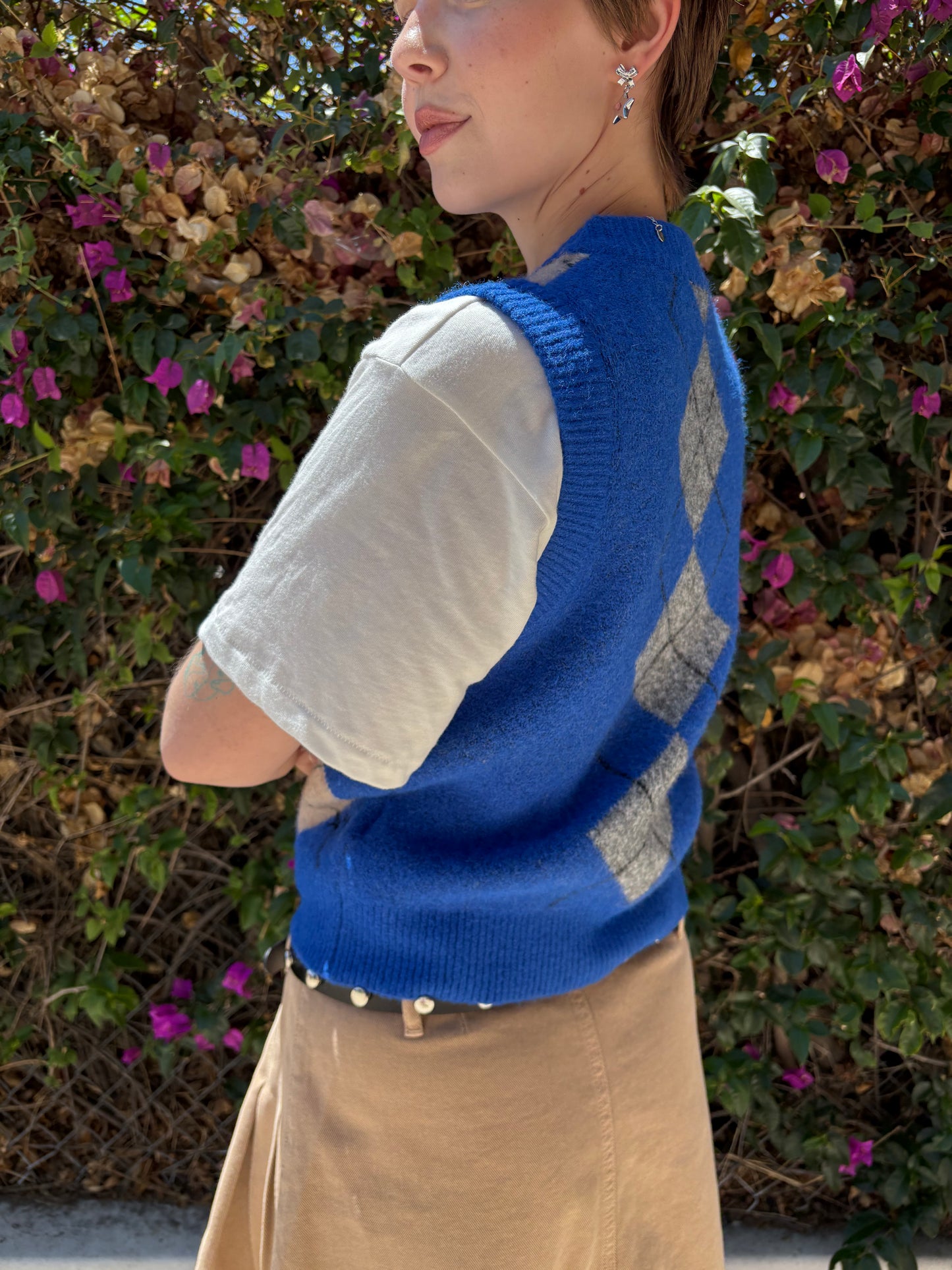 Aggie Vest - Cobalt Blue
