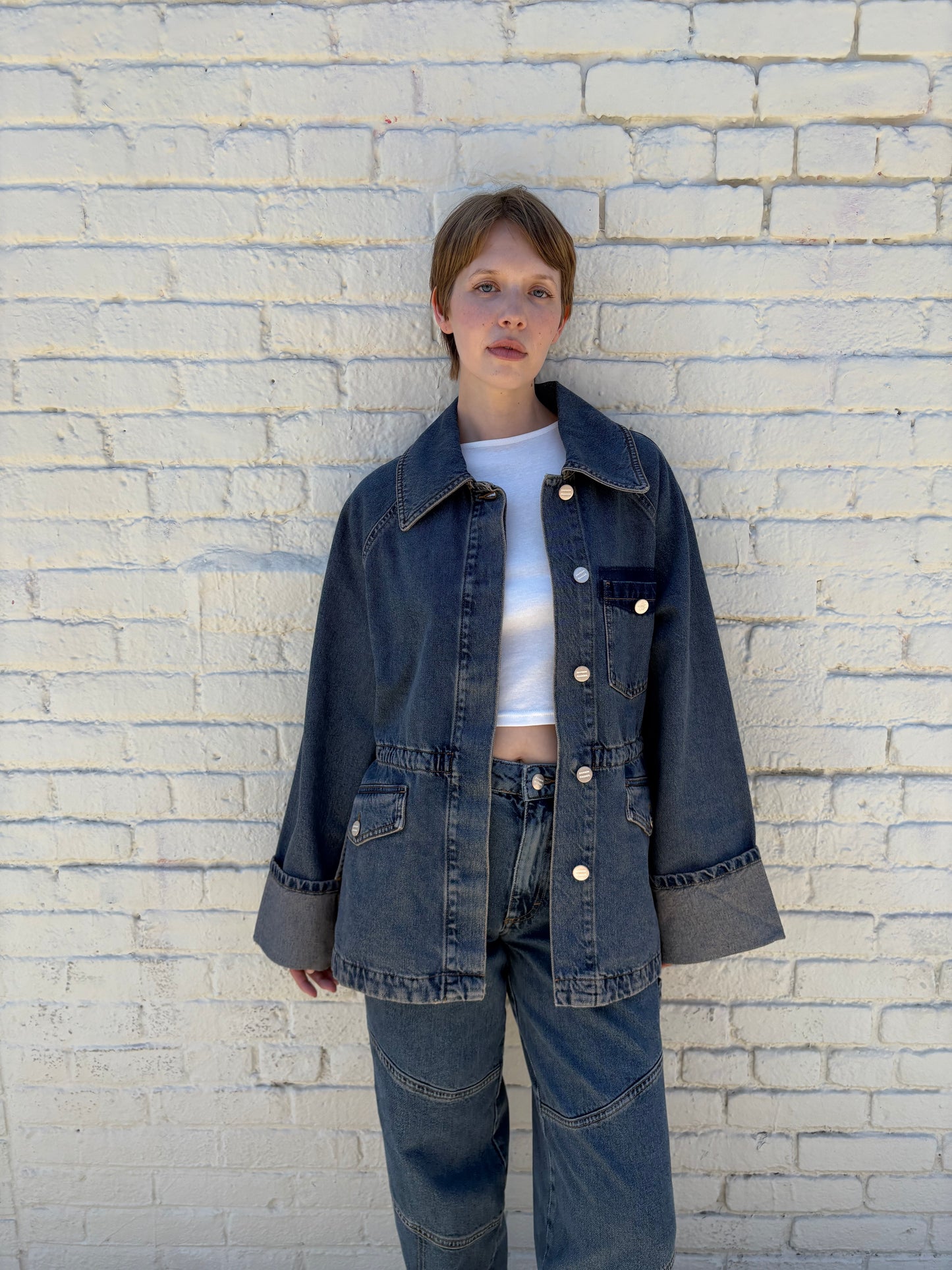 Emilie Workwear Jacket - Dusty Wash