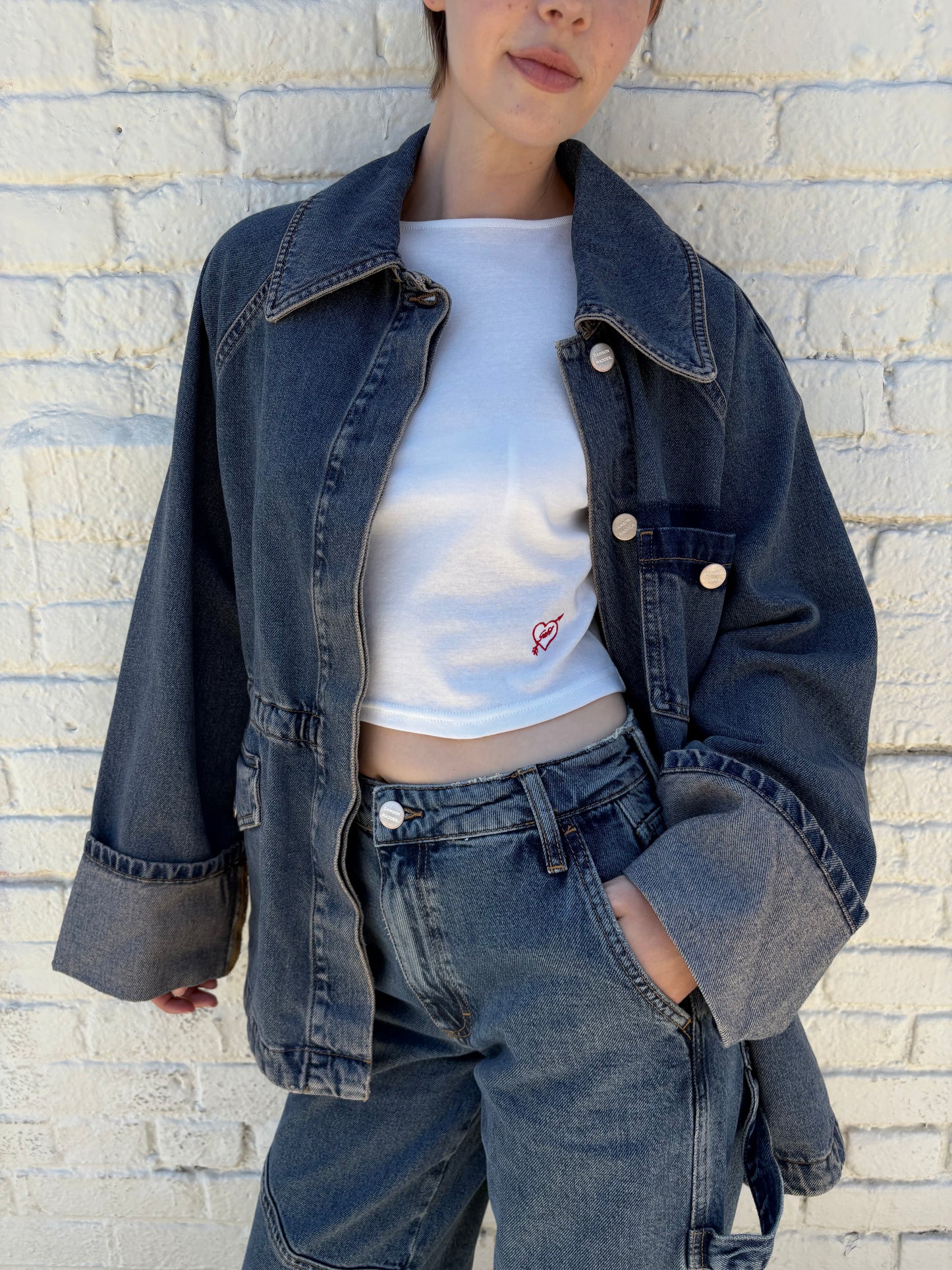 Emilie Workwear Jacket - Dusty Wash