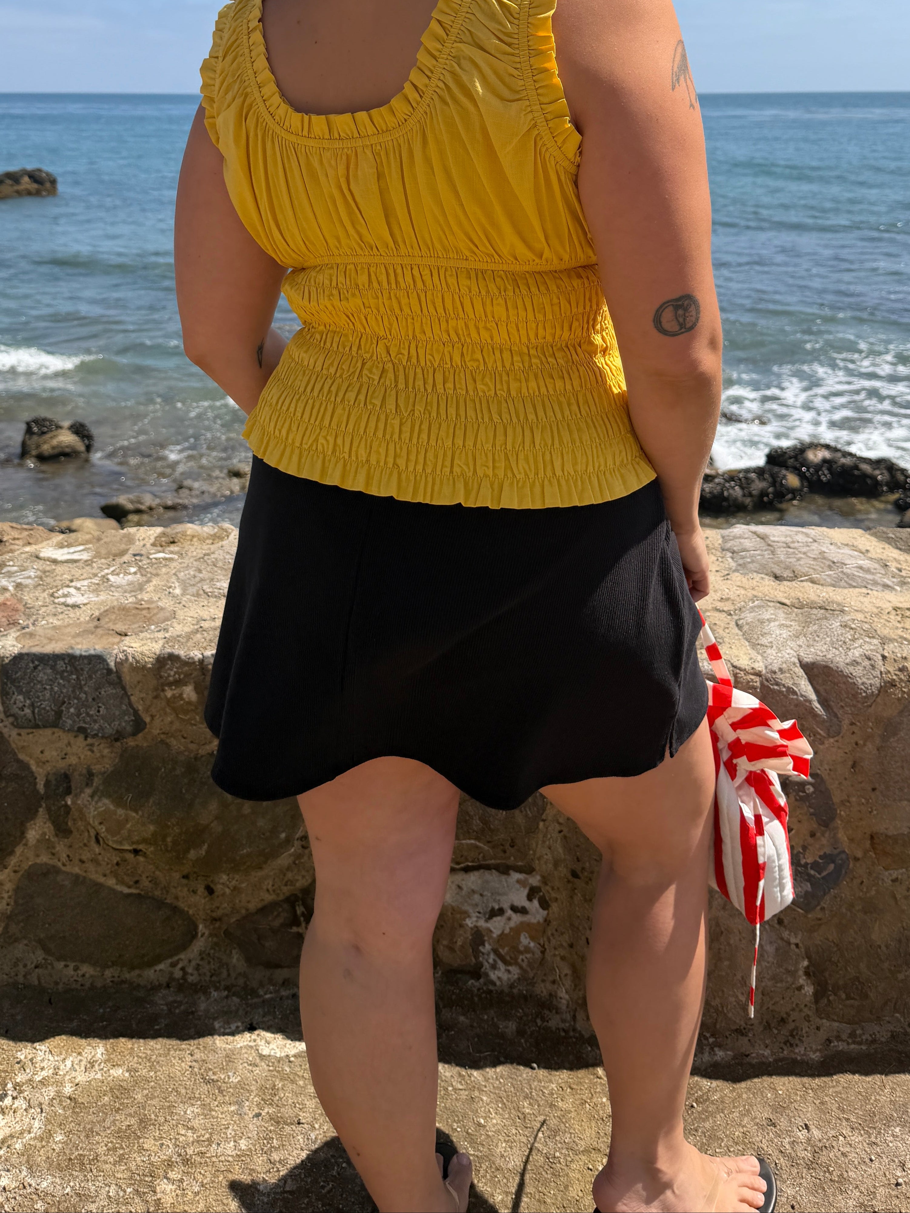 Darcy Skort - Black – Lisa Says Gah
