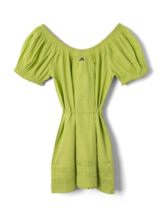 Jayne Mini Dress - Celery