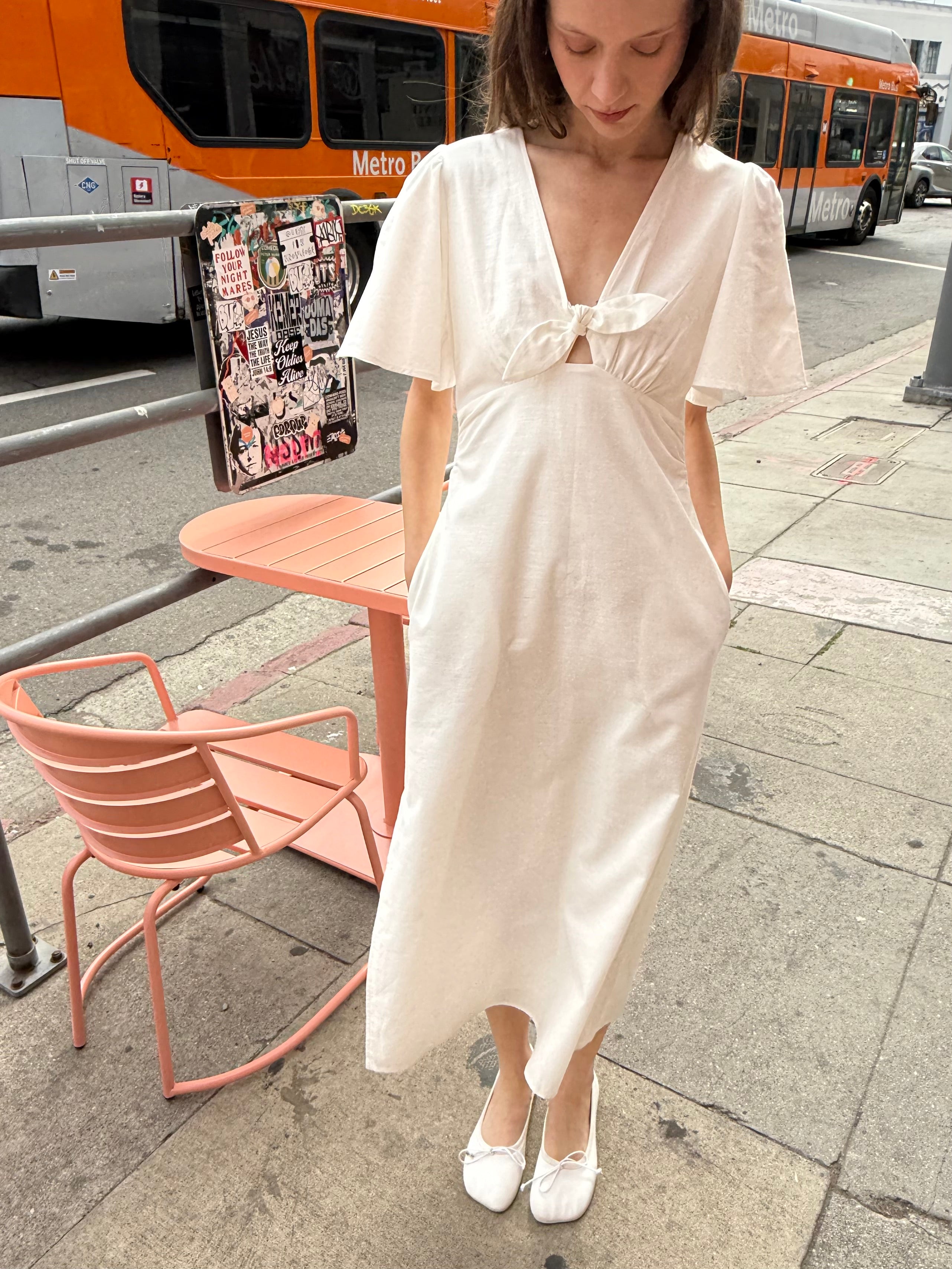 Jess Dress - Dove – Lisa Says Gah