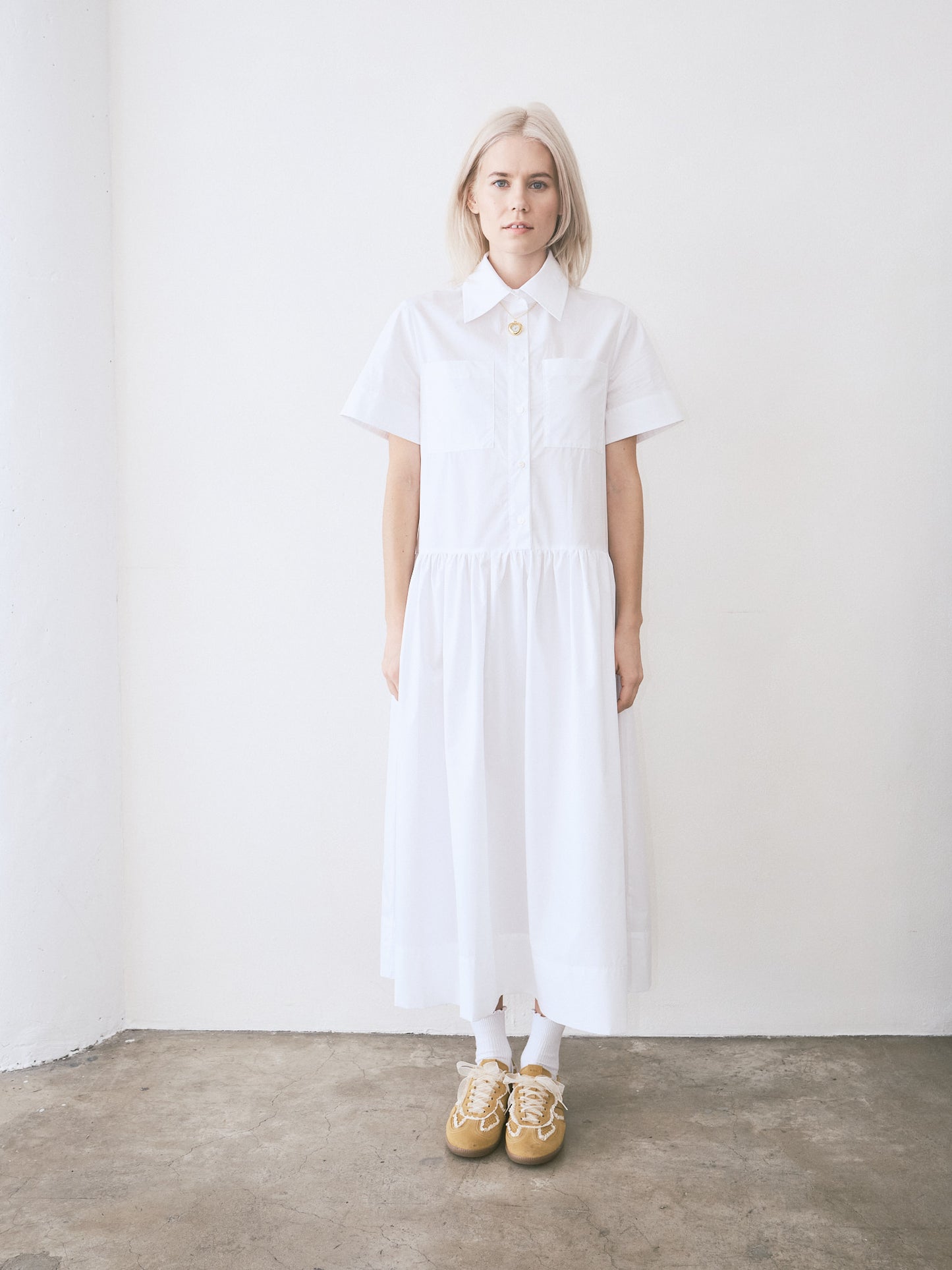 Bay Midi Dress - White