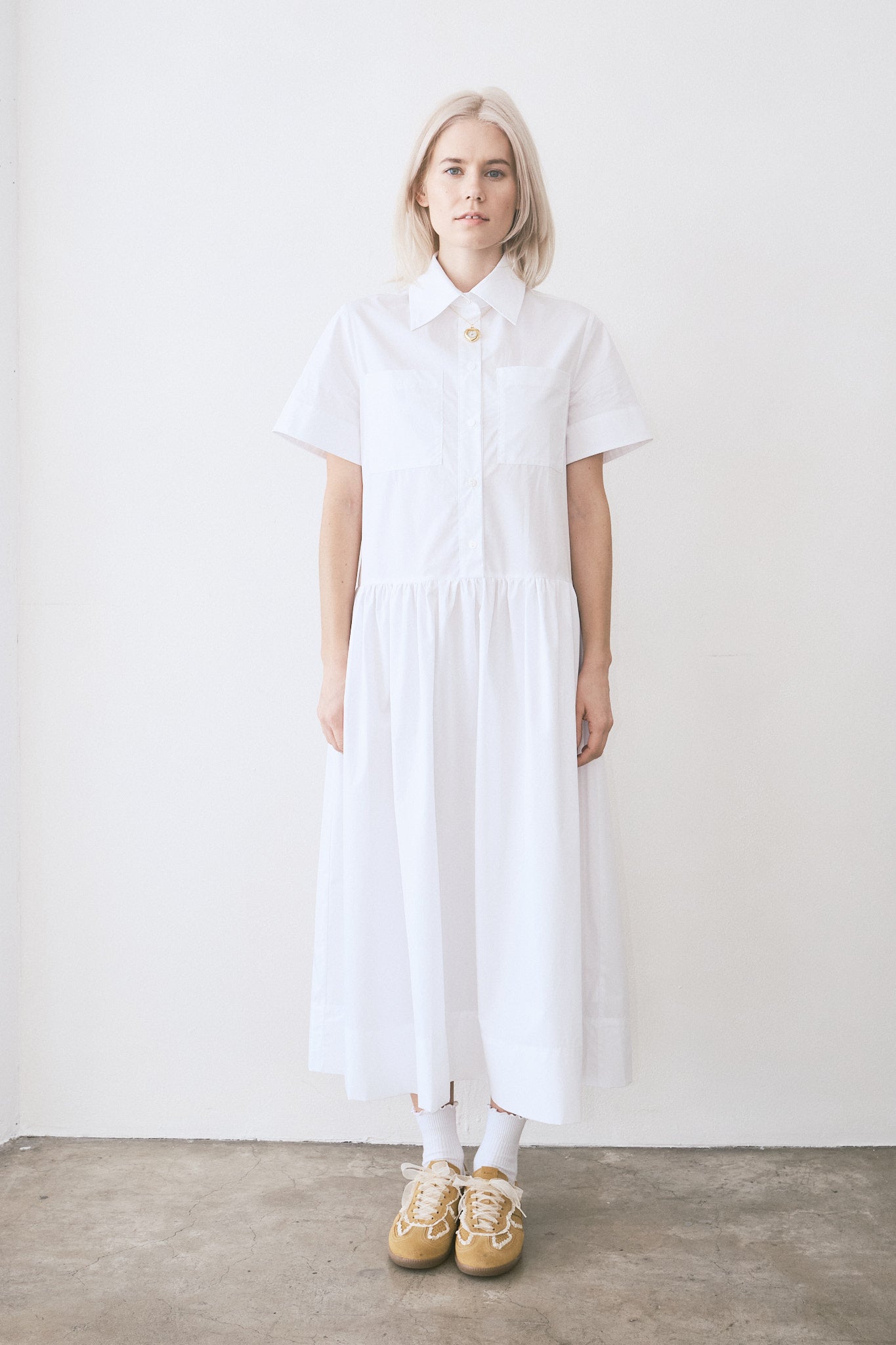 Bay Midi Dress - White