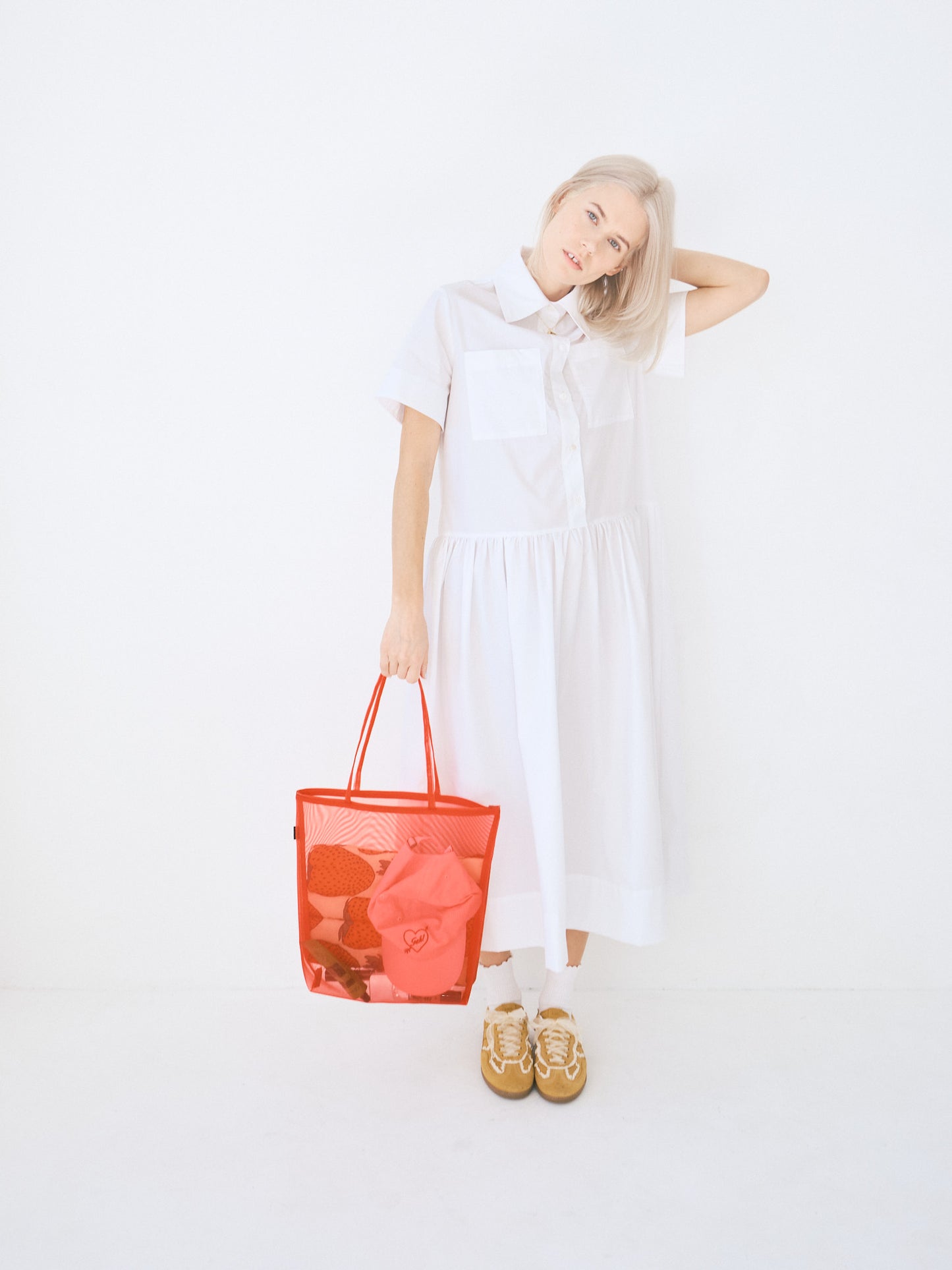 Bay Midi Dress - White