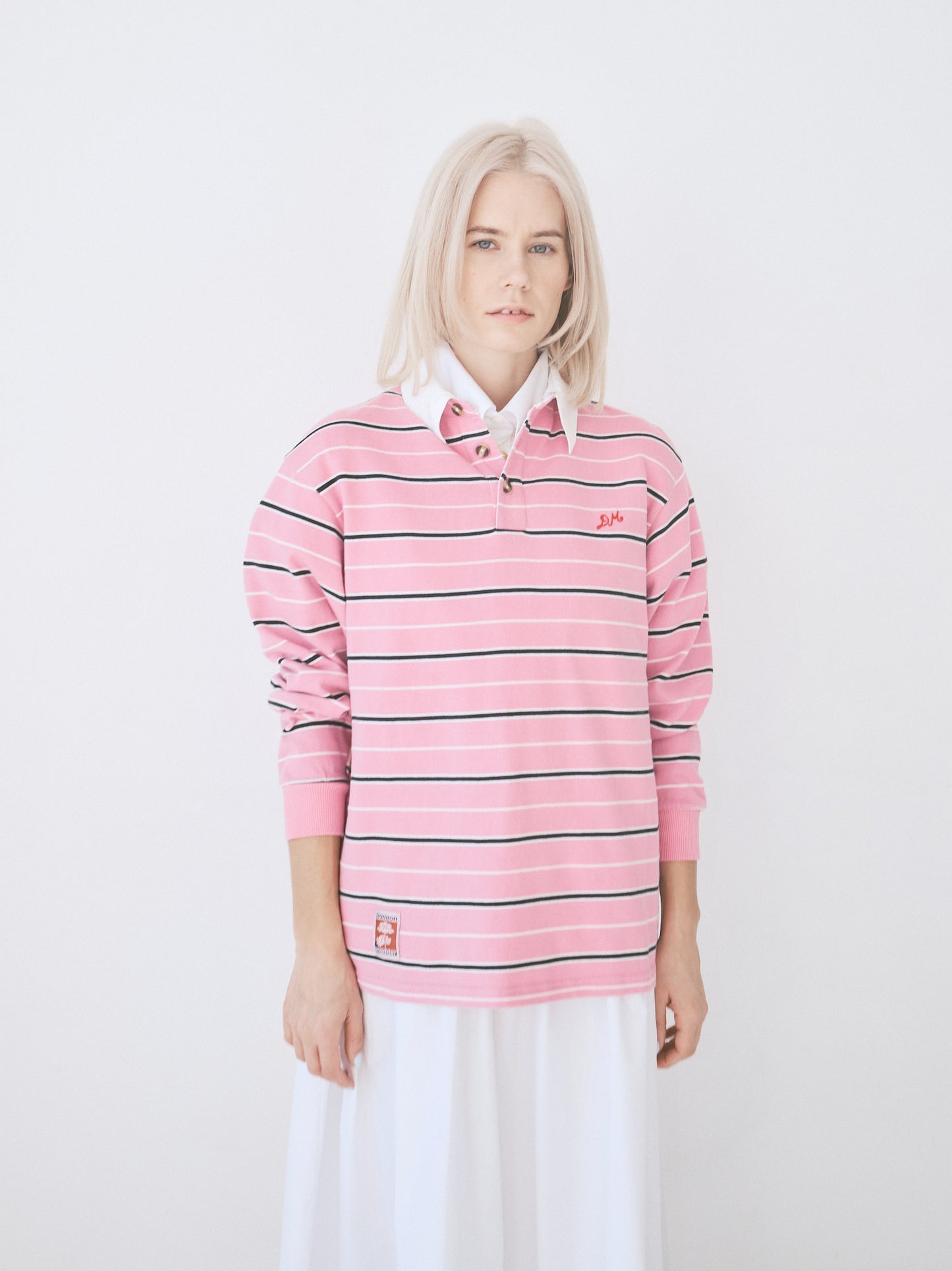 Remie Rugby Shirt - Pink Stripe – Lisa Says Gah Remie Rugby Shirt - Pink Stripe – Lisa Says Gah