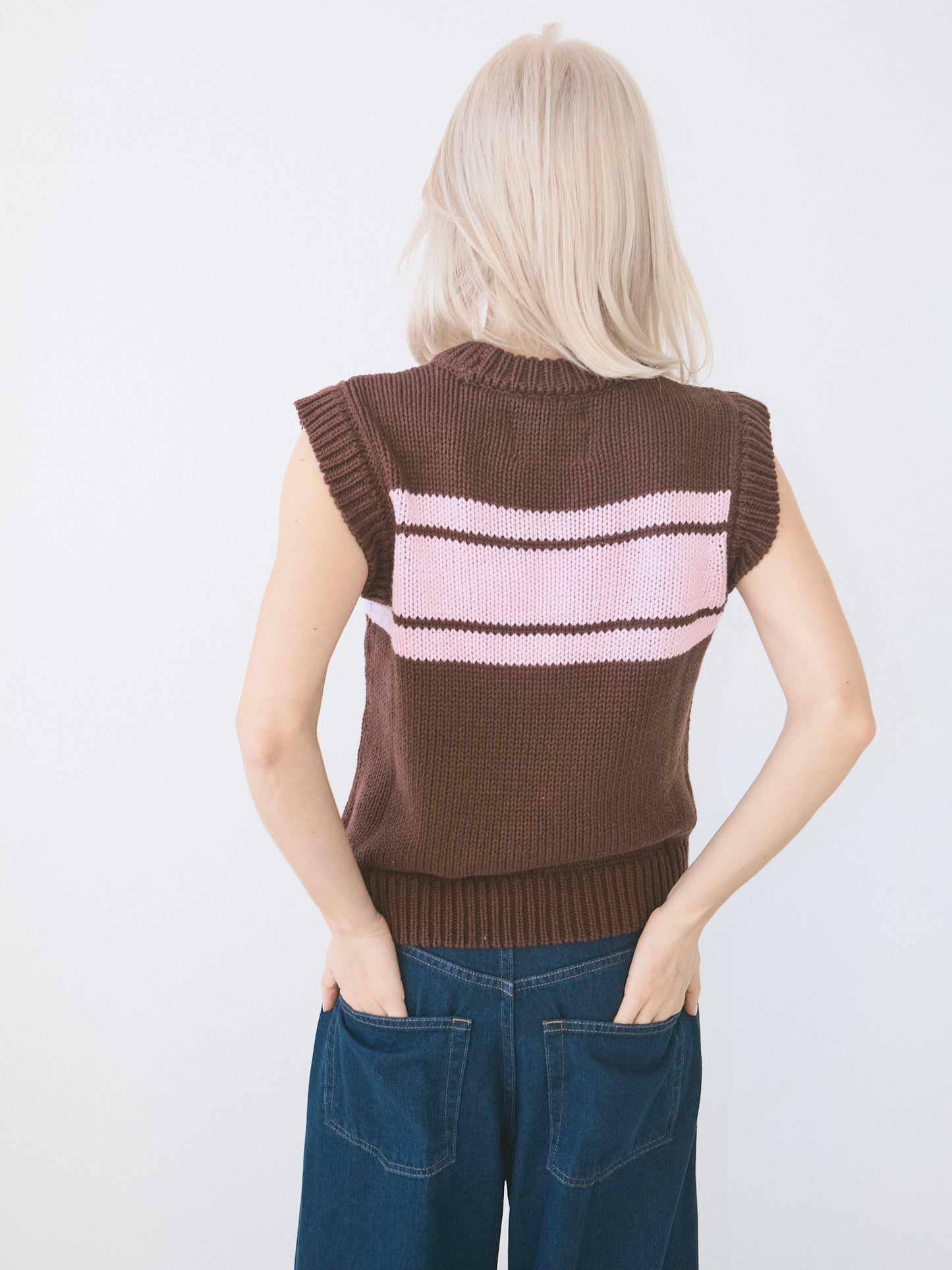 Poppy Crew Neck Jumper - Burg/Lilac