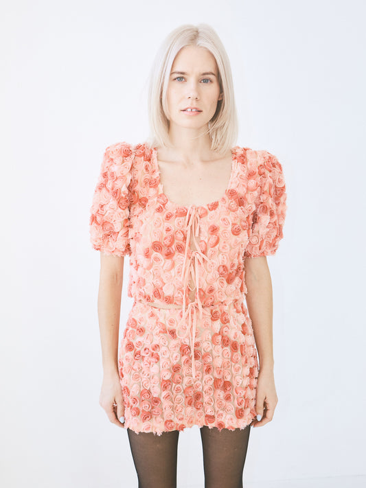 Rōz Skirt - Pink Rose