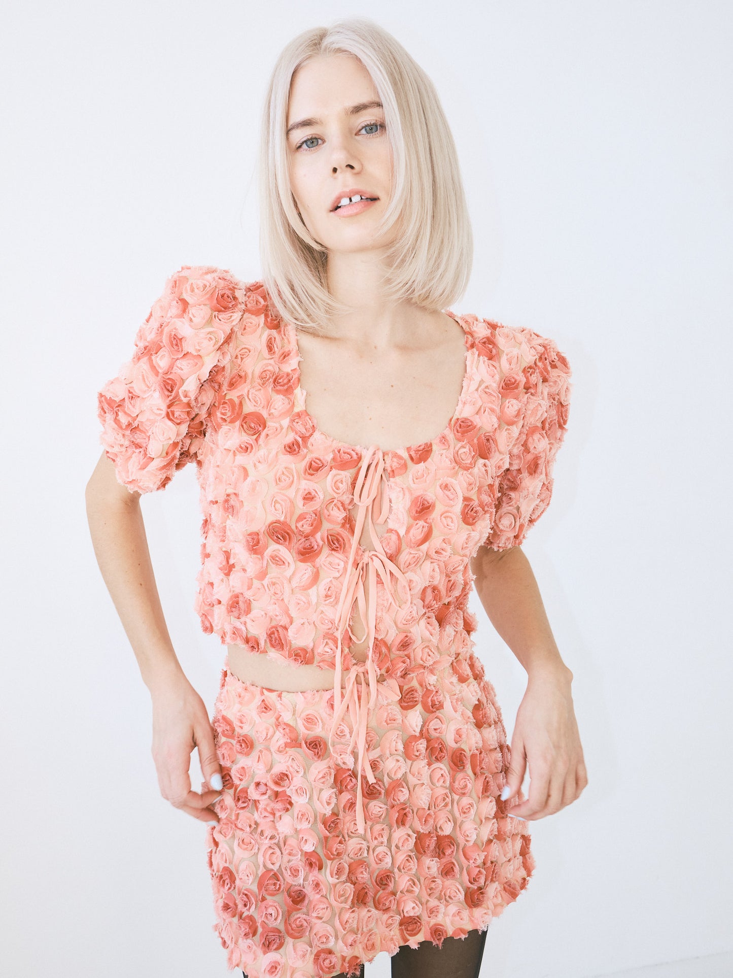Rōz Blouse - Pink Rose