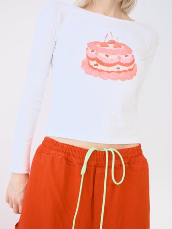 l*e様 TENDERLOINS LONG SLEEVE TEE 3A L 新品 Dana Long Sleeve Tee - White/Cake – Lisa Says Gah
