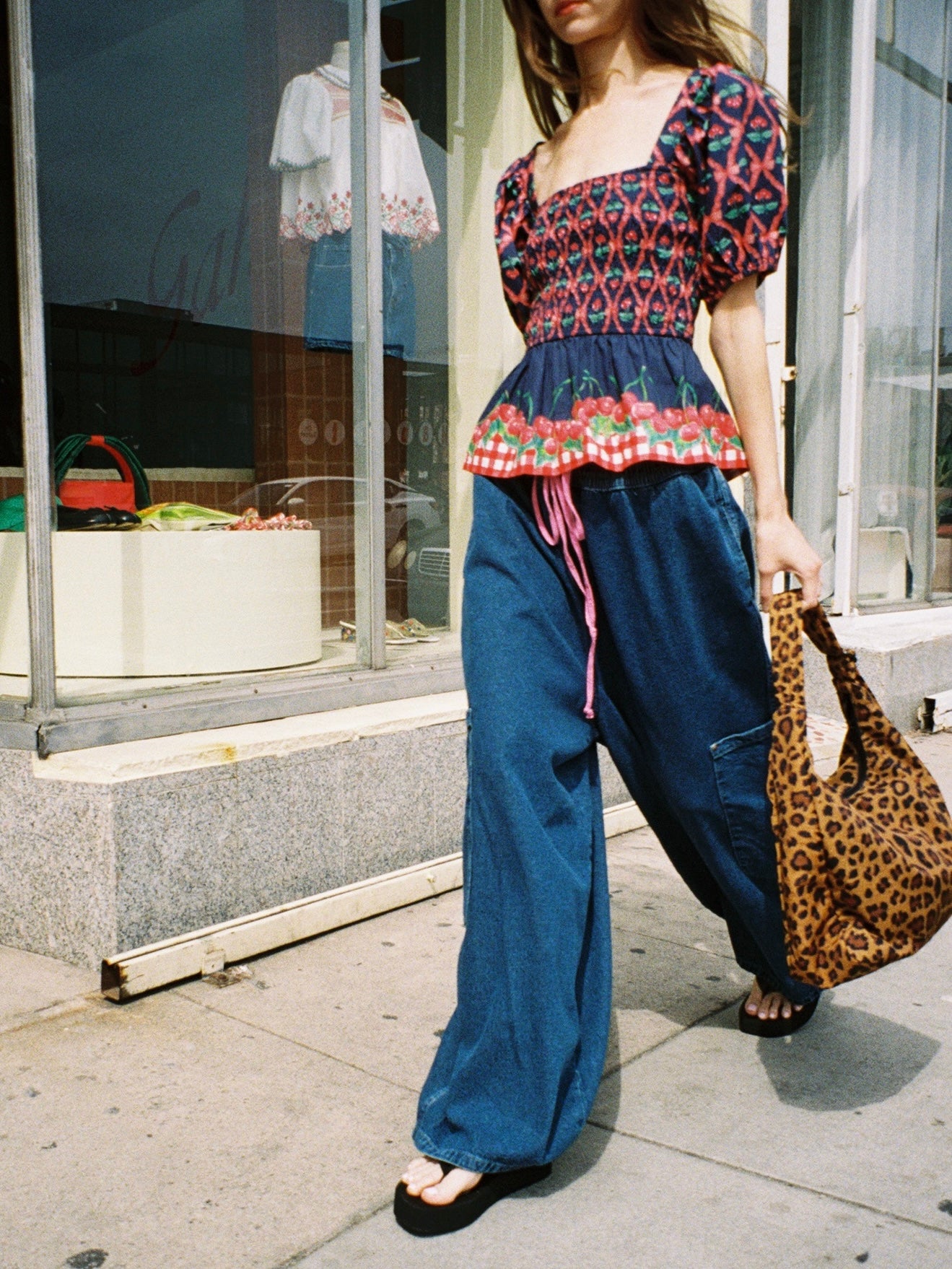 Allegra Blouse - Cherry Pie