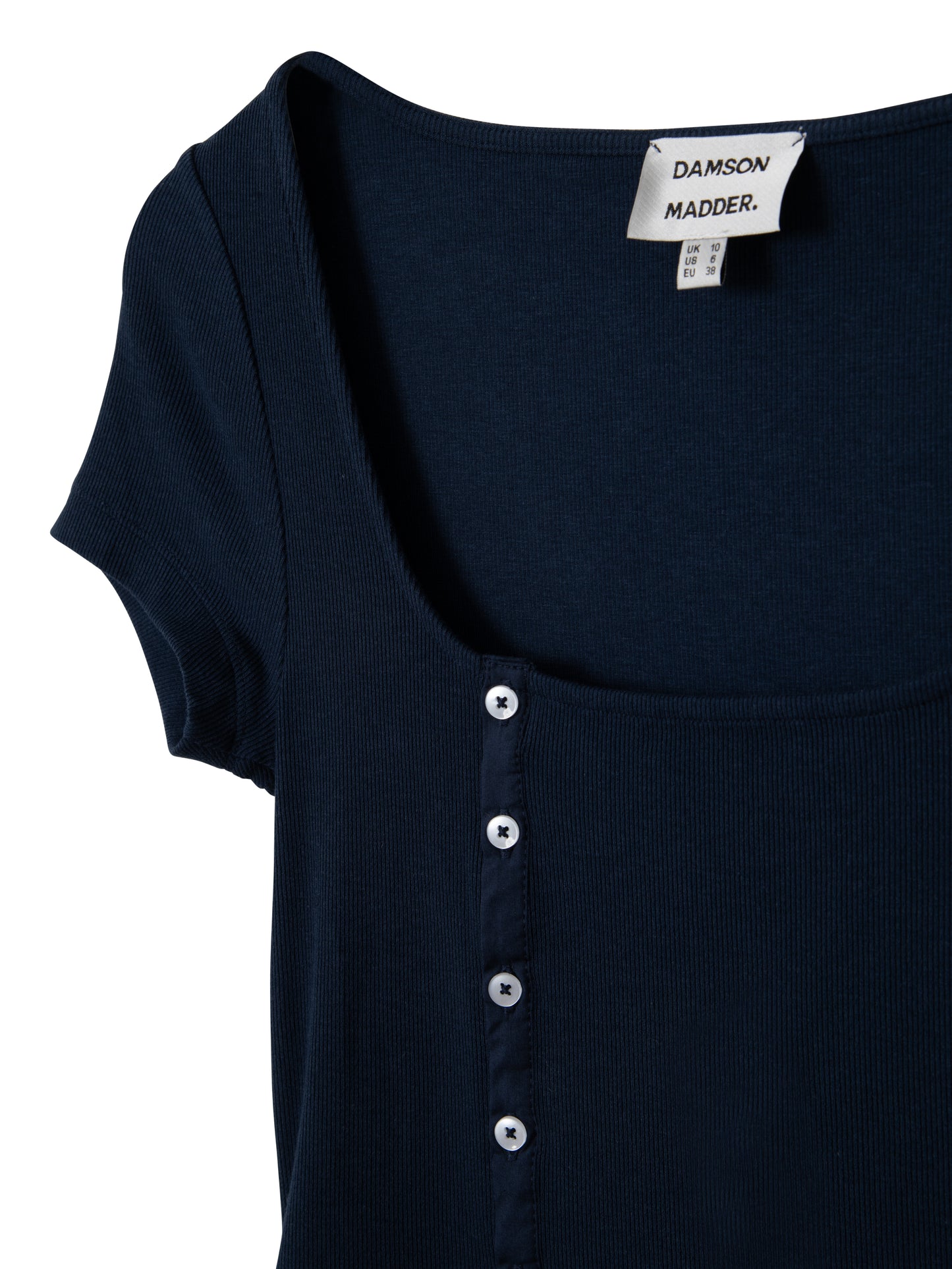 Posie Short Sleeve Top - Navy