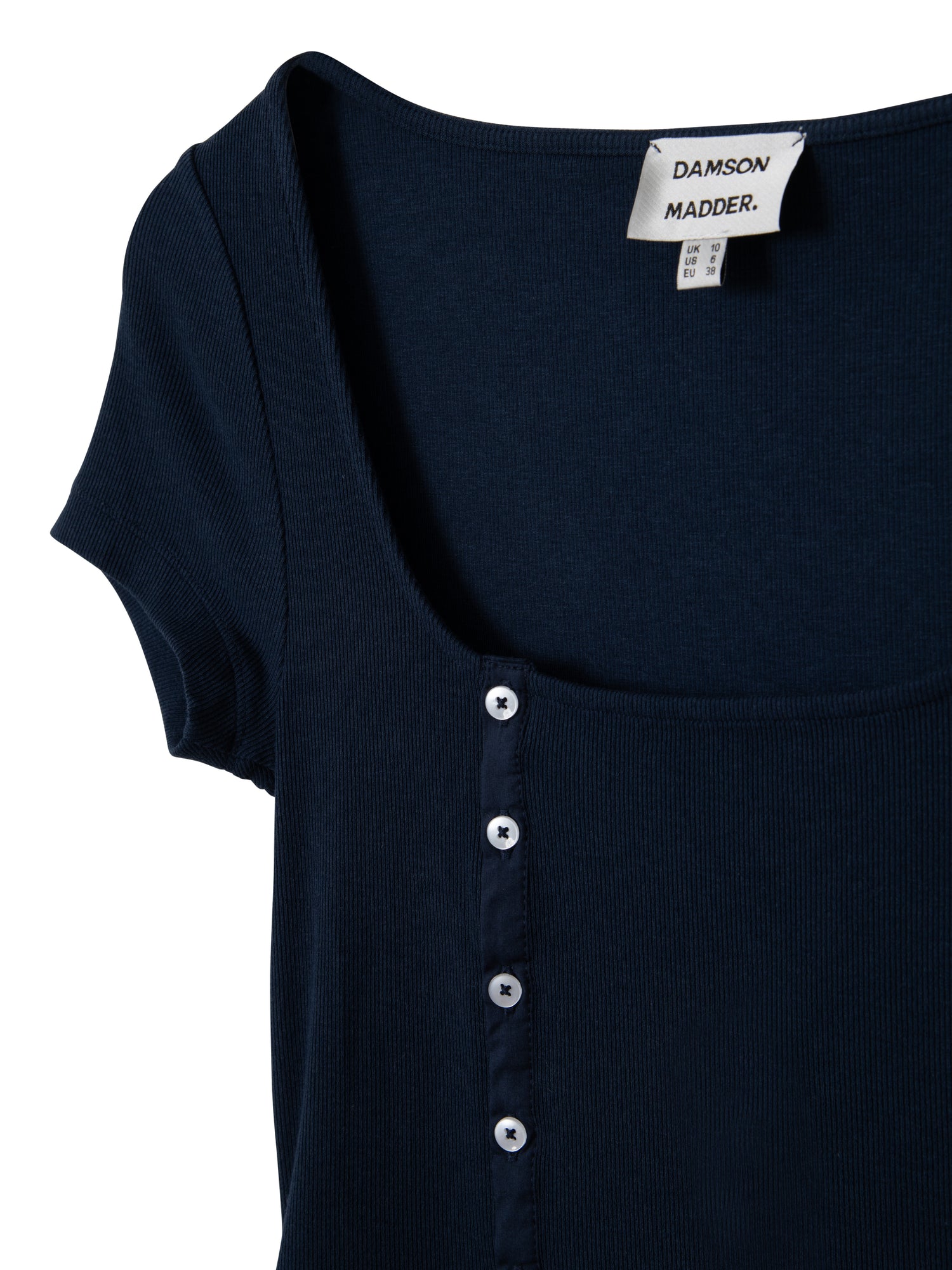 Posie Short Sleeve Top - Navy