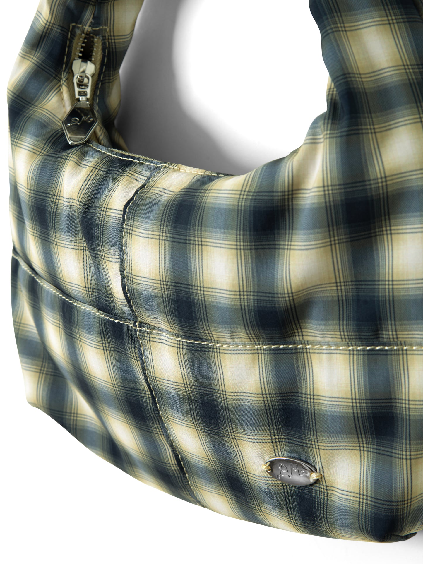Roo Check Tie Bag - Cardamon Check
