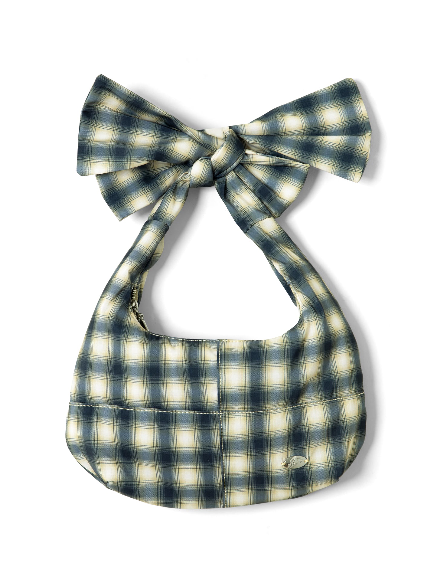 Roo Check Tie Bag - Cardamon Check