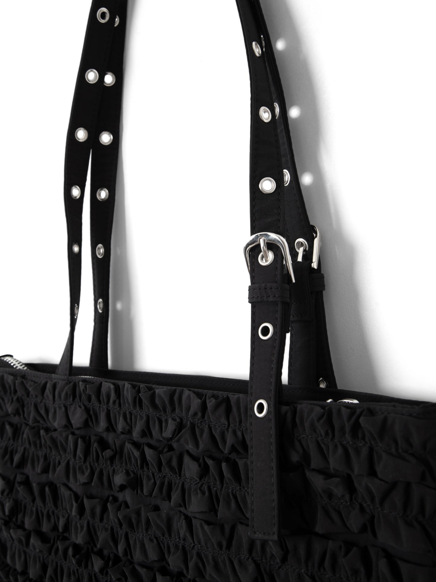 Sophia Ruffle Bag - Black
