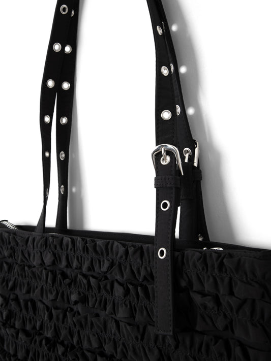 Sophia Ruffle Bag - Black