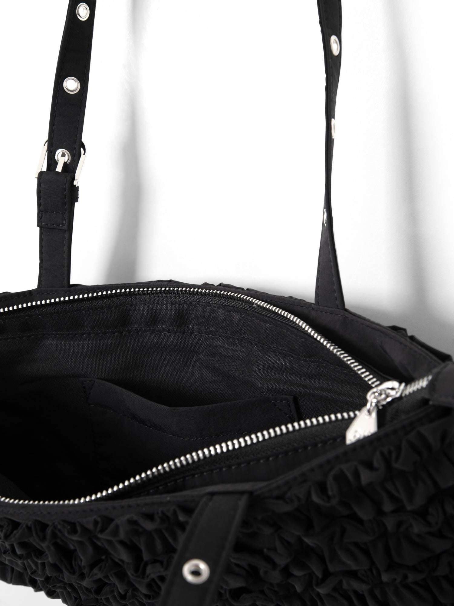 Sophia Ruffle Bag - Black