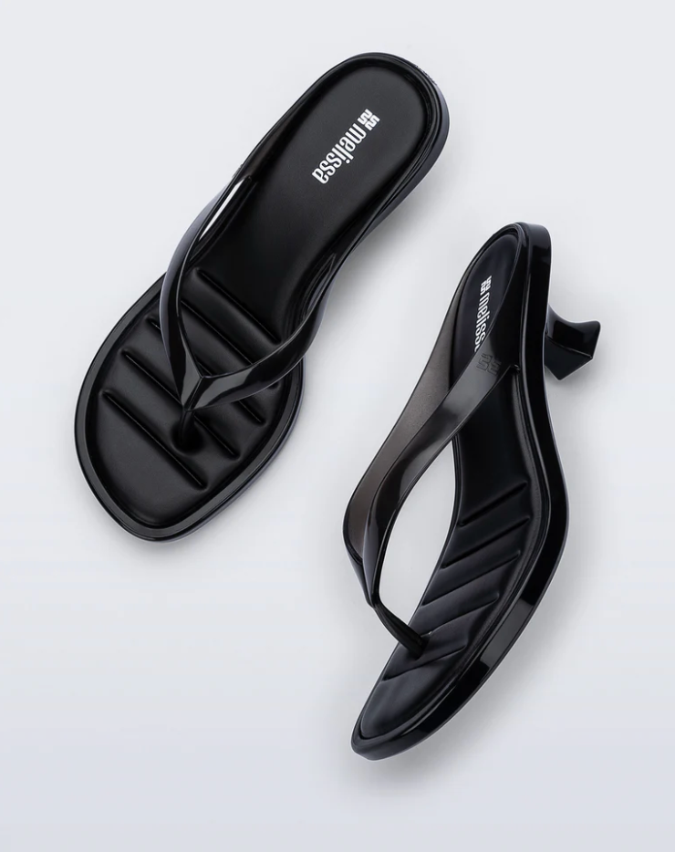 Flip Flop Kitten Heel - Smoke