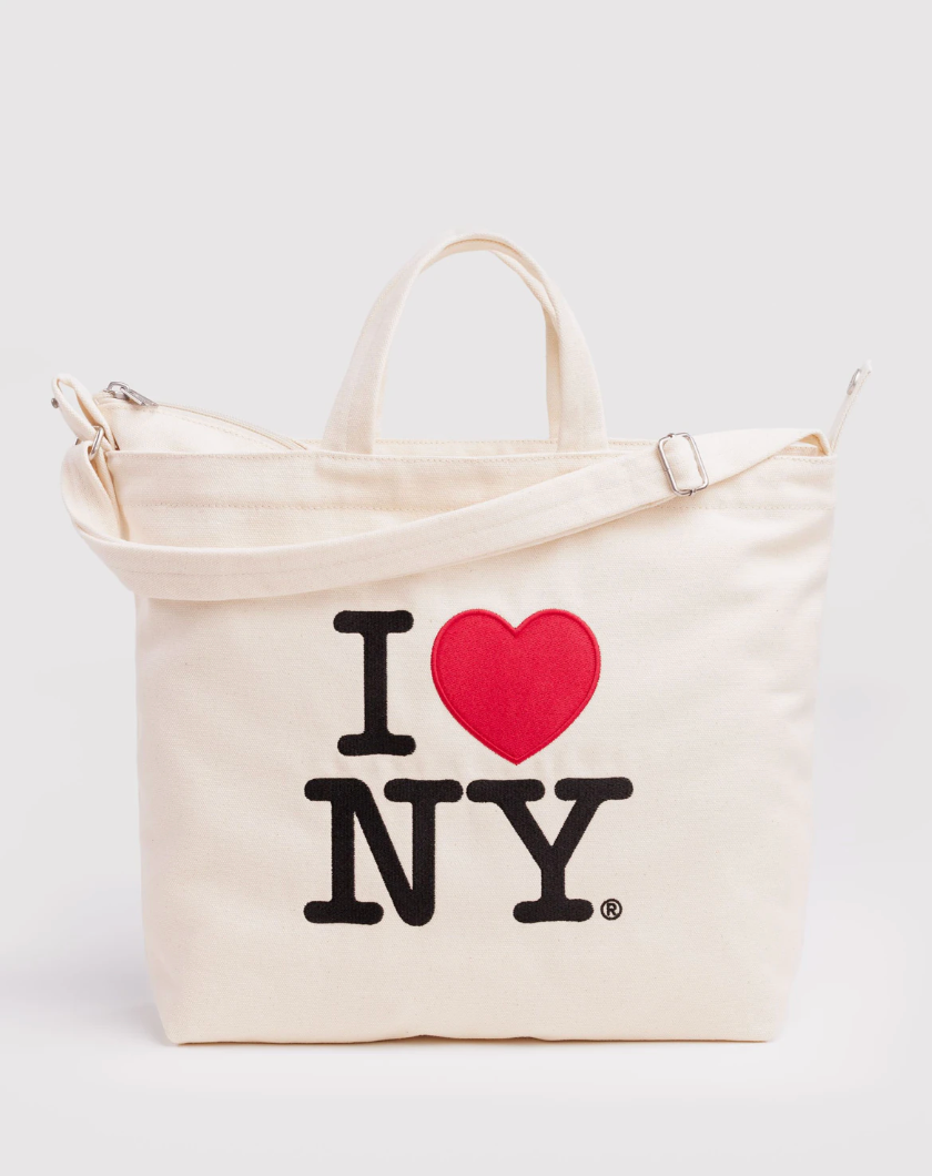 Horizontal Zip Duck Bag - I LOVE NY