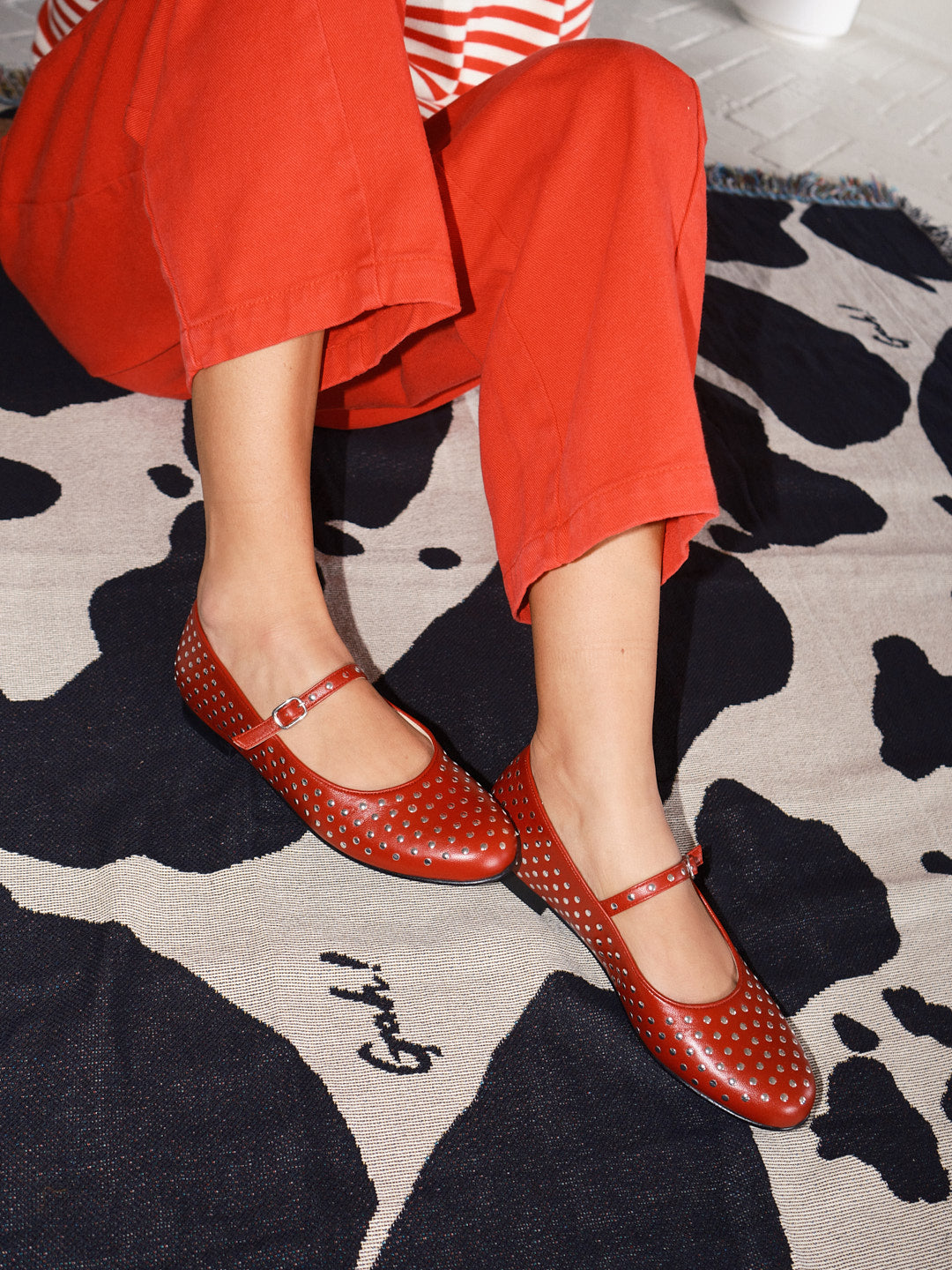 Lucien Ballet Flat - Red