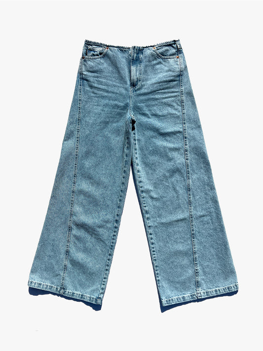 Magda Denim Pants - Blue