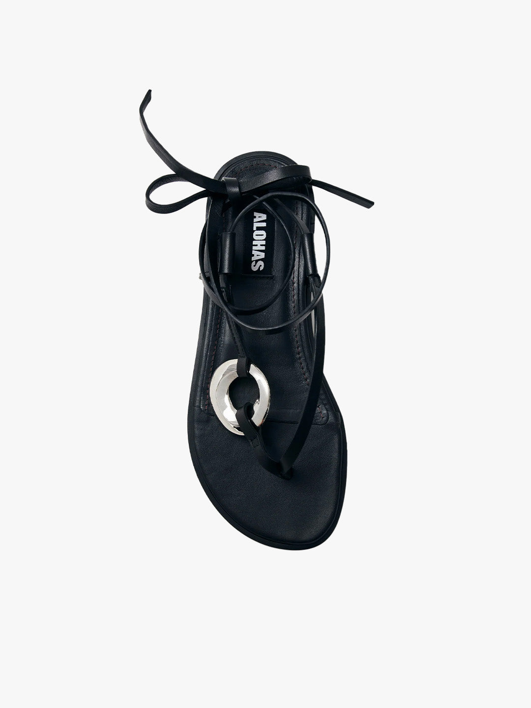 Morosia Leather Sandals - Black
