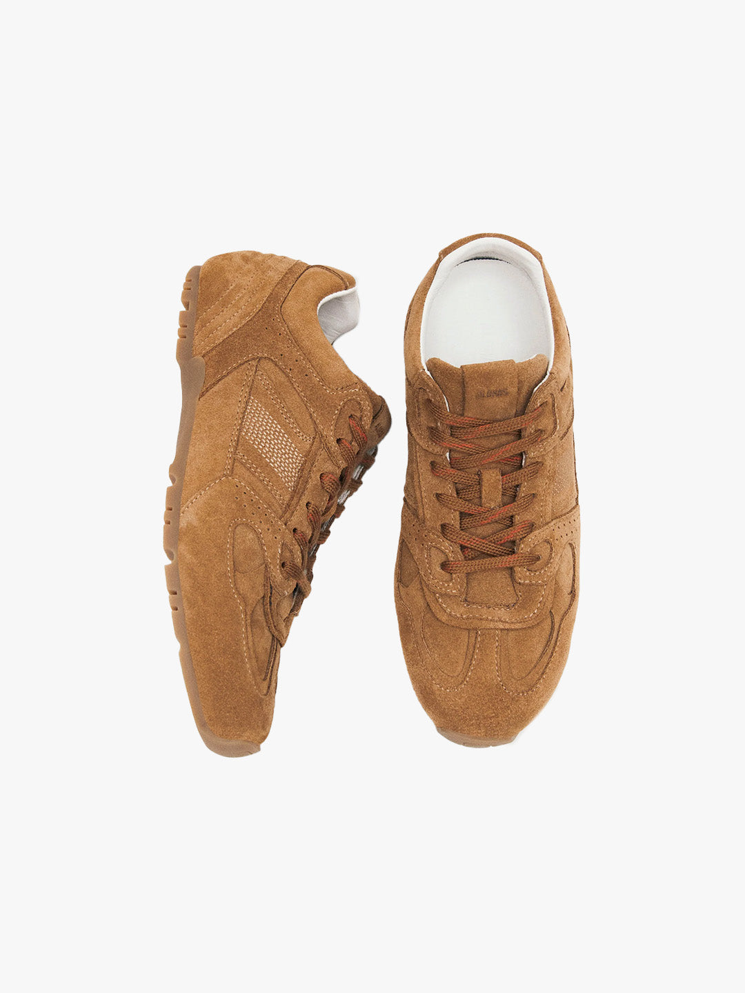 Tb.56 Suede Leather Sneakers - Tan