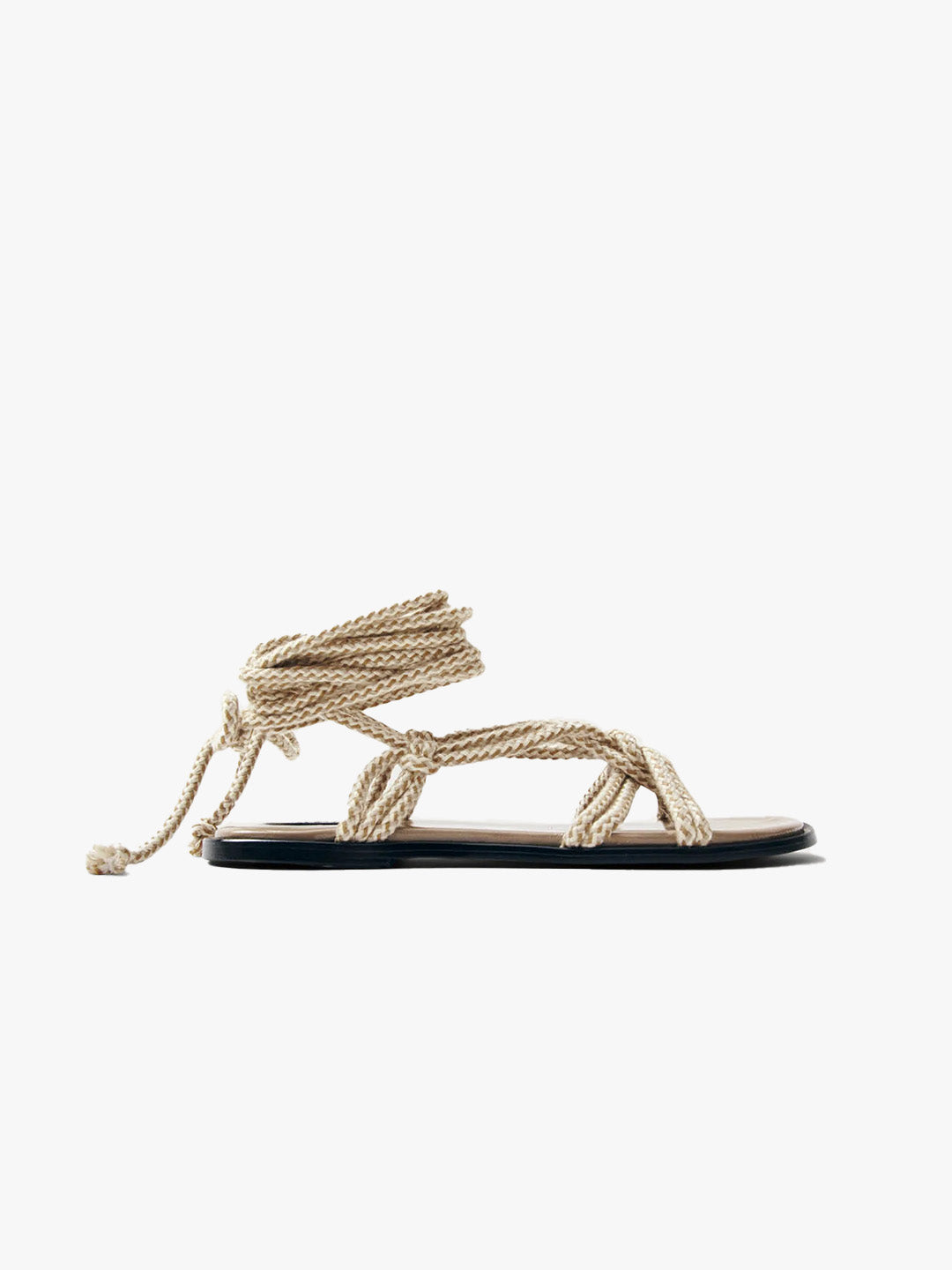 Tory Cord Sandals - Stone Beige