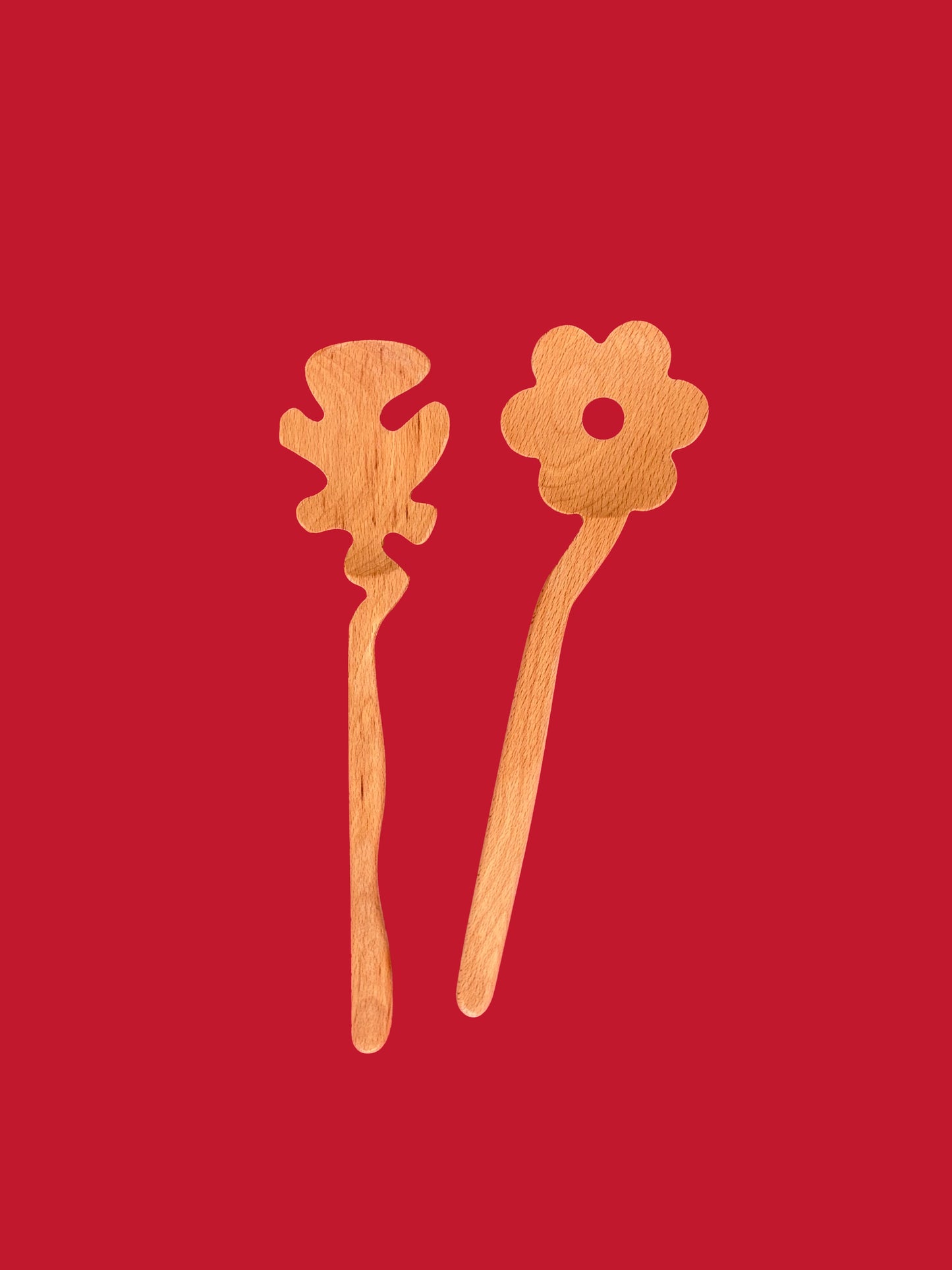 Serving Friends Flowers - Beach Wood