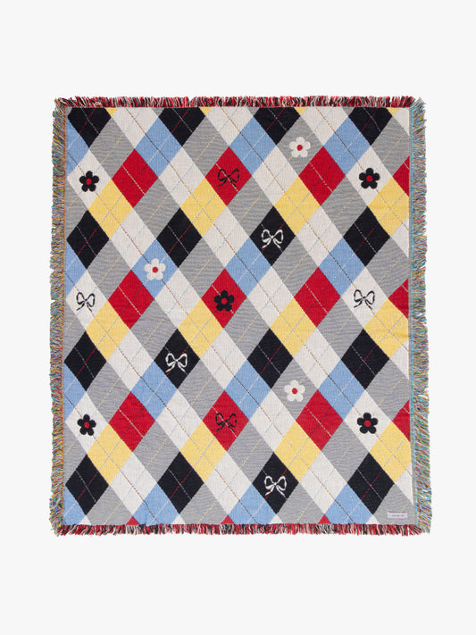Archie Throw Blanket - Cirque Argyle