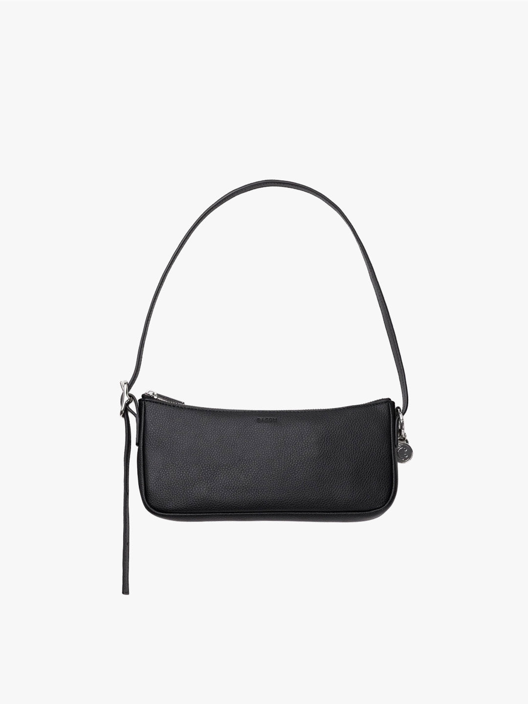 Recycled Leather Pochette - Black