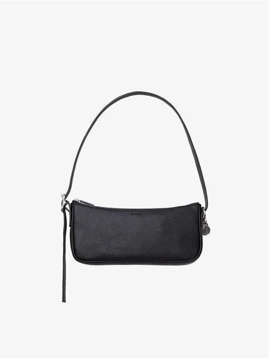Recycled Leather Pochette - Black