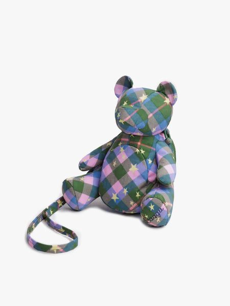 Bear Bag - Green Star Plaid – Lisa Says Gah