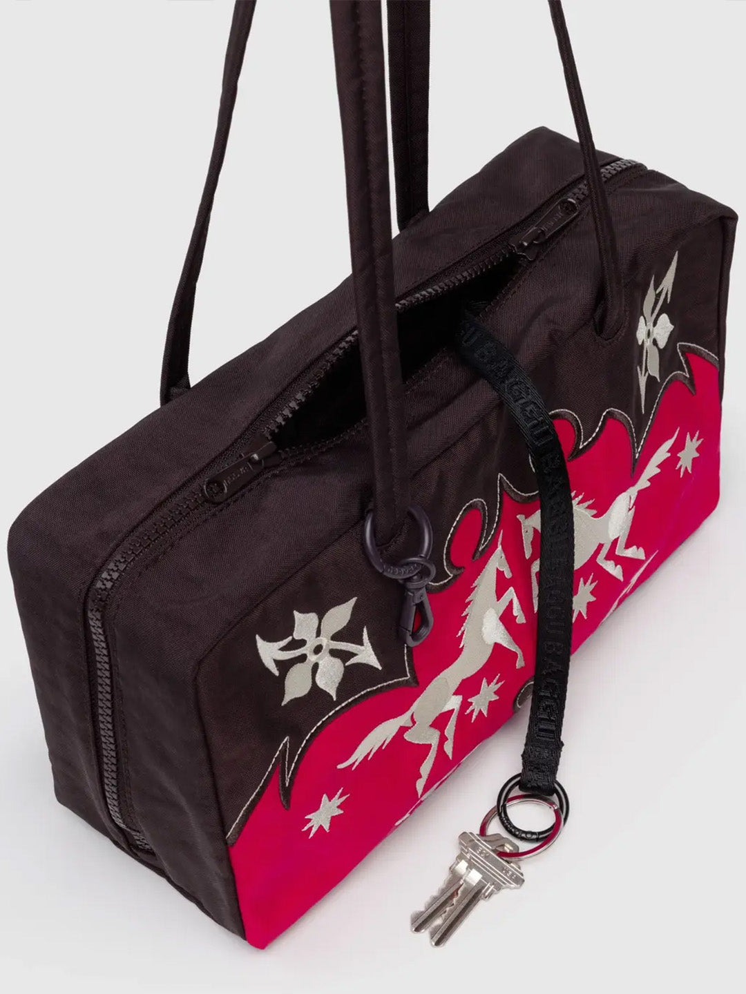 Nylon Bowler Bag - Western Appliqué – Lisa Says Gah