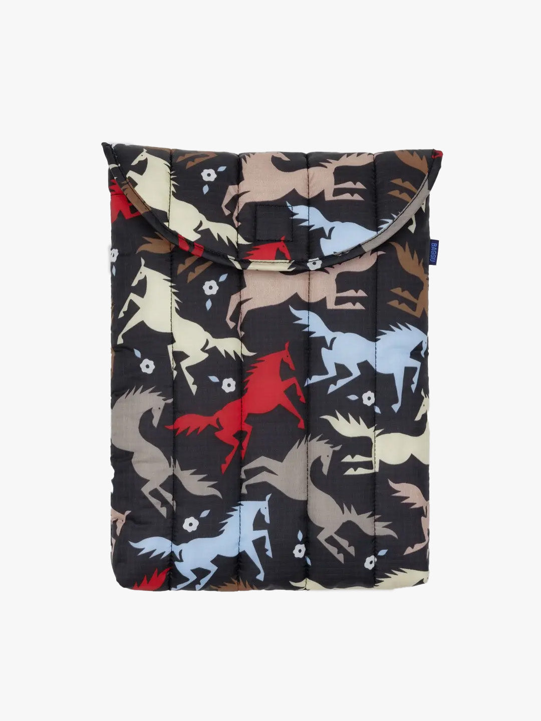 Puffy Laptop Sleeve 13" - Horse Cut Outs