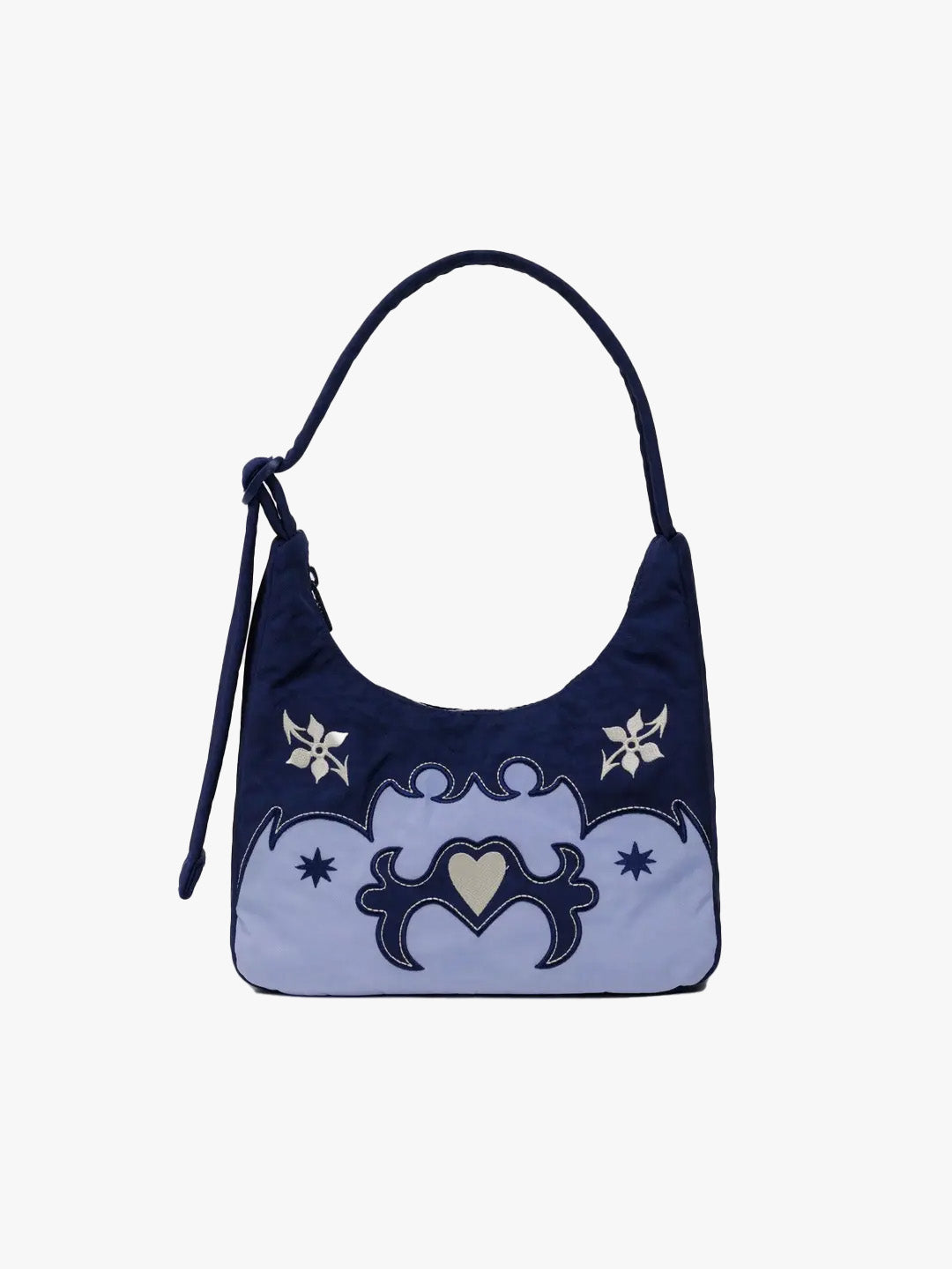 Mini Nylon Shoulder Bag - Western Appliqué