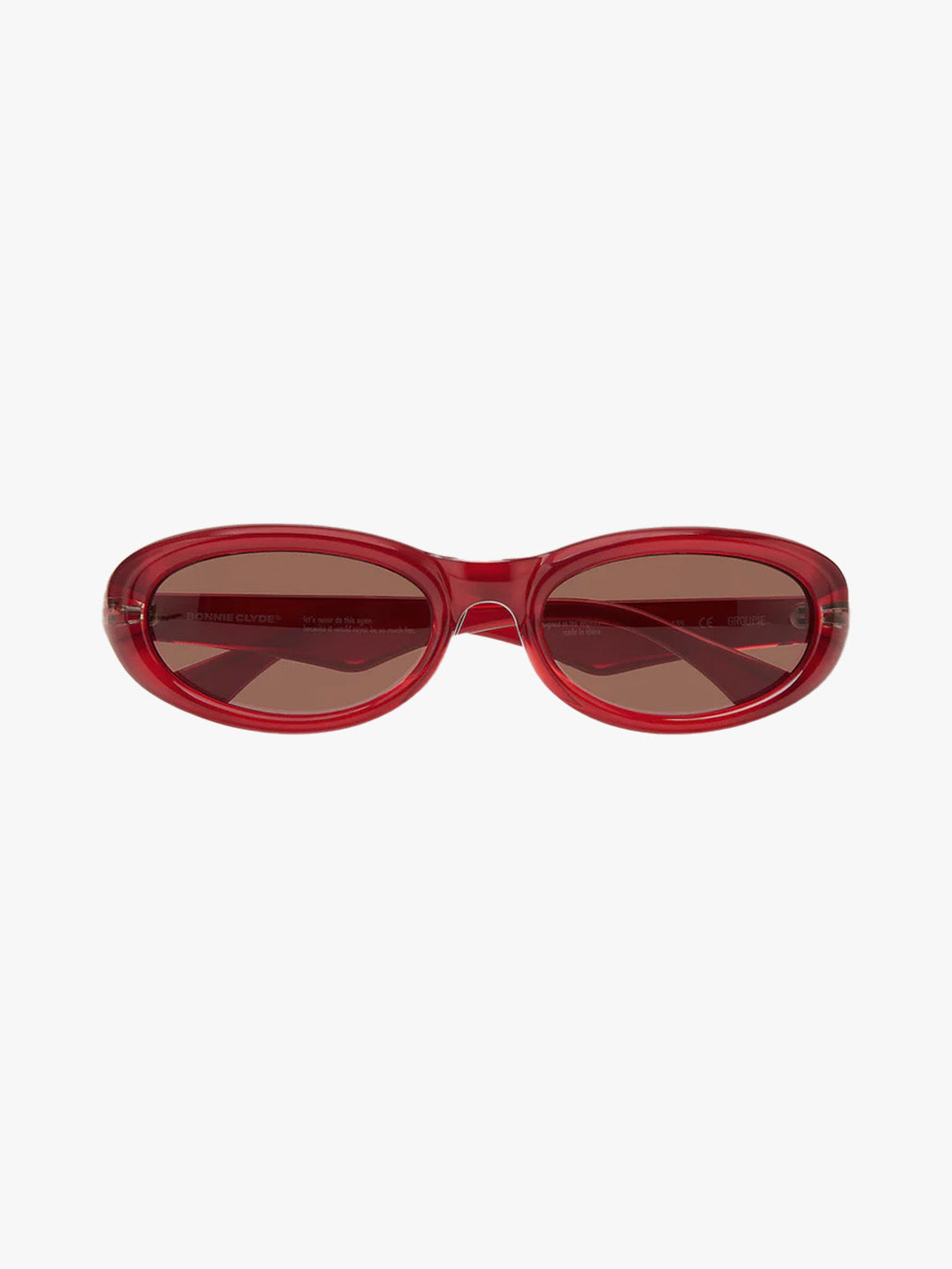 Groupie Sunglasses - Red Brown