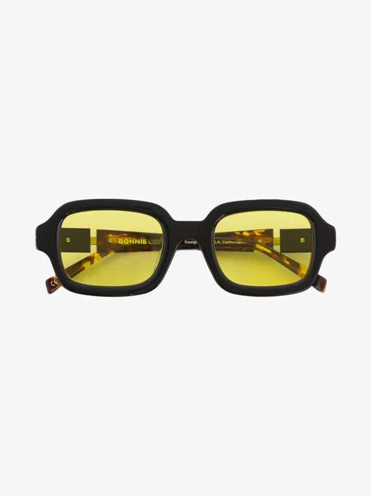 Shy Guy Sunglasses - Black Yellow