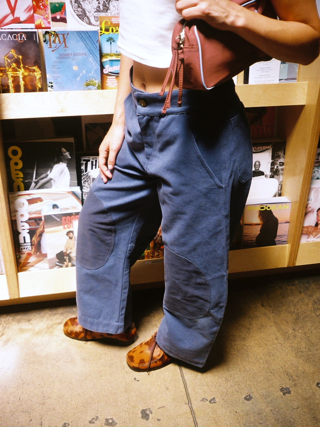 Daphne Trouser - Dark Blue – Lisa Says Gah