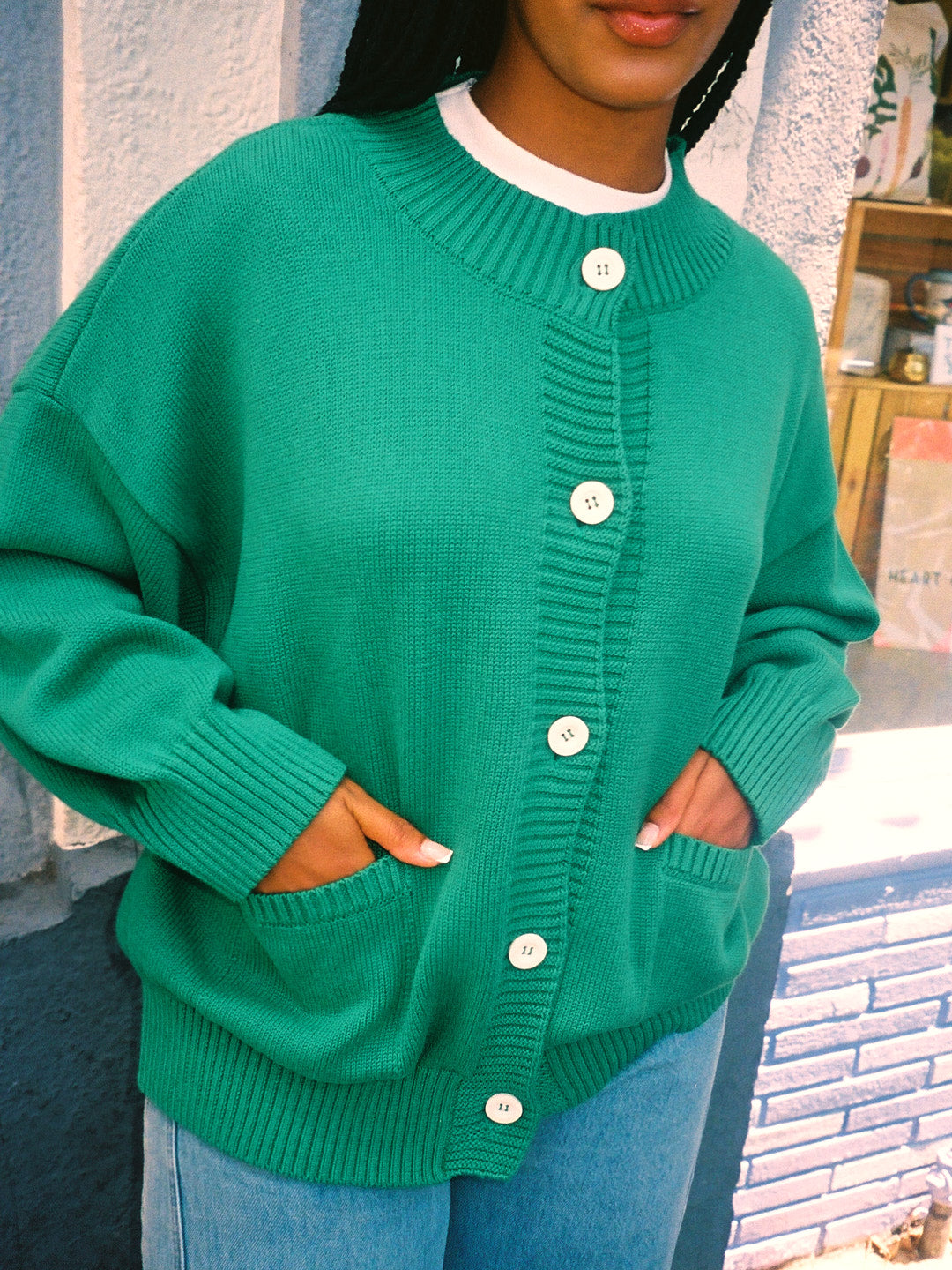 Wendy Cardigan - Green – Lisa Says Gah